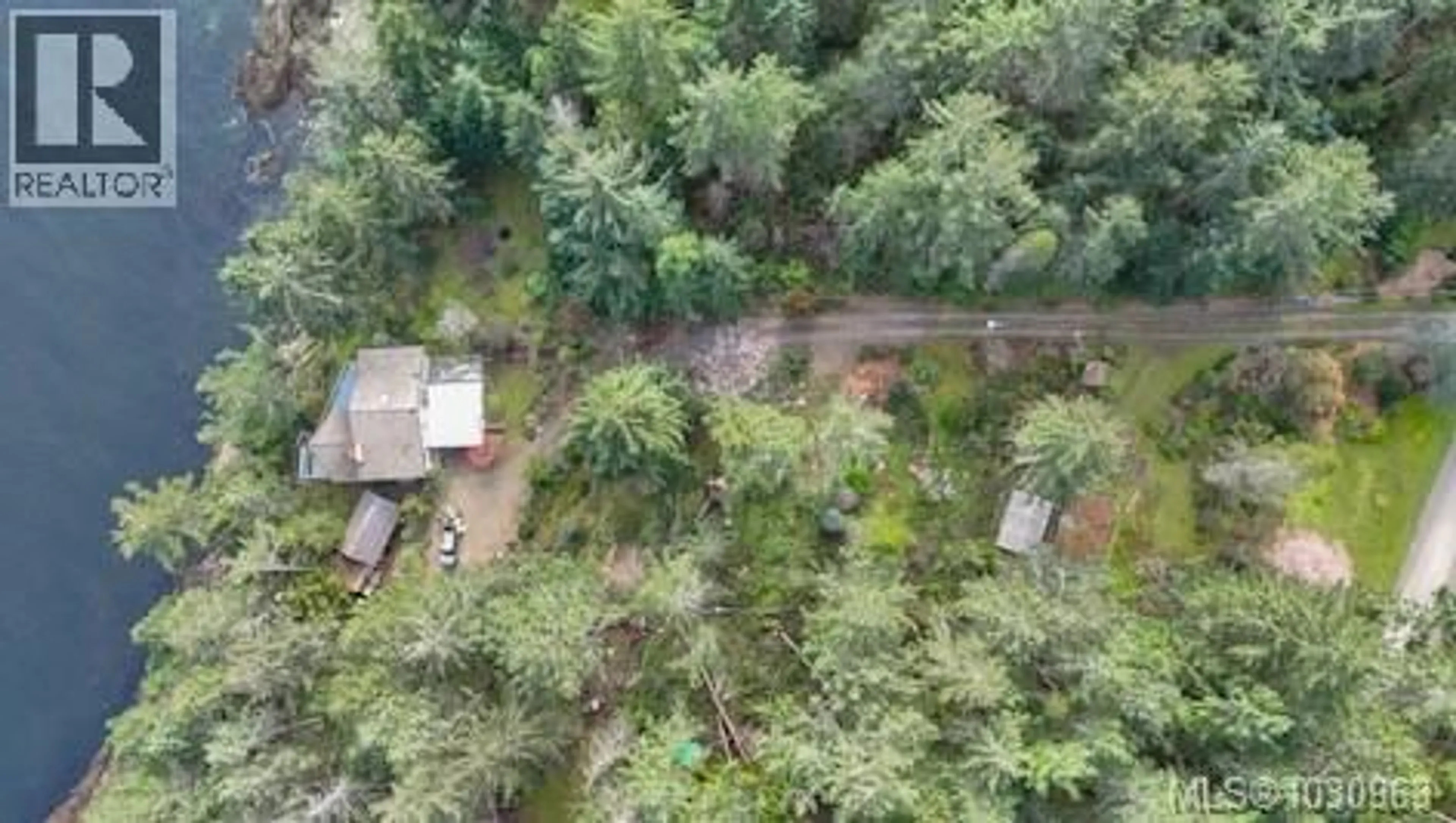 A pic from outside/outdoor area/front of a property/back of a property/a pic from drone, forest/trees view for 130 EASTHOM ROAD, Gabriola Island British Columbia V0R1X2
