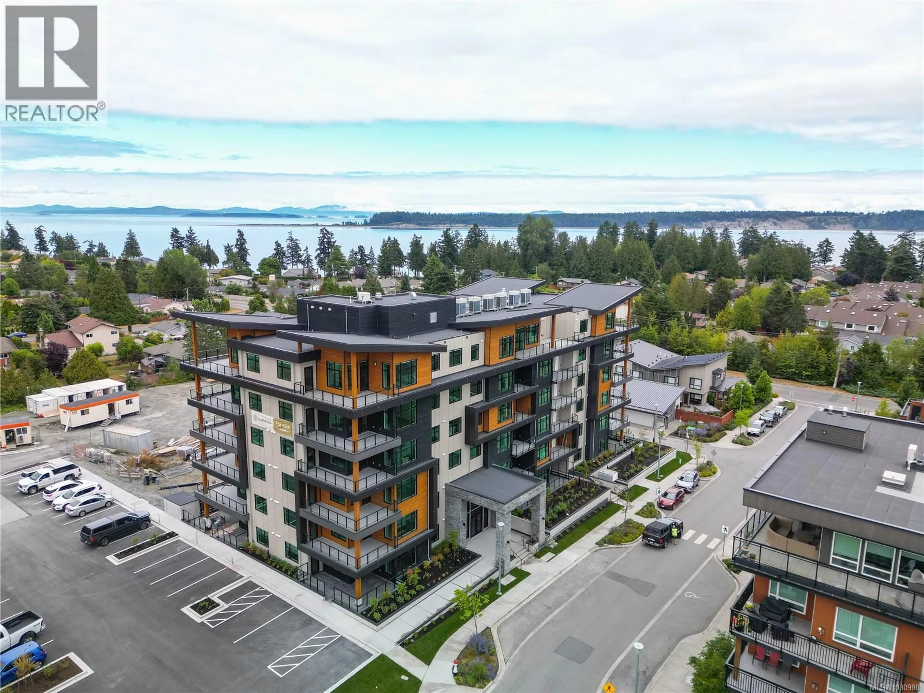 A pic from outside/outdoor area/front of a property/back of a property/a pic from drone, water/lake/river/ocean view for 509 - 2520 HACKETT CRESCENT, Central Saanich British Columbia V8M0C5