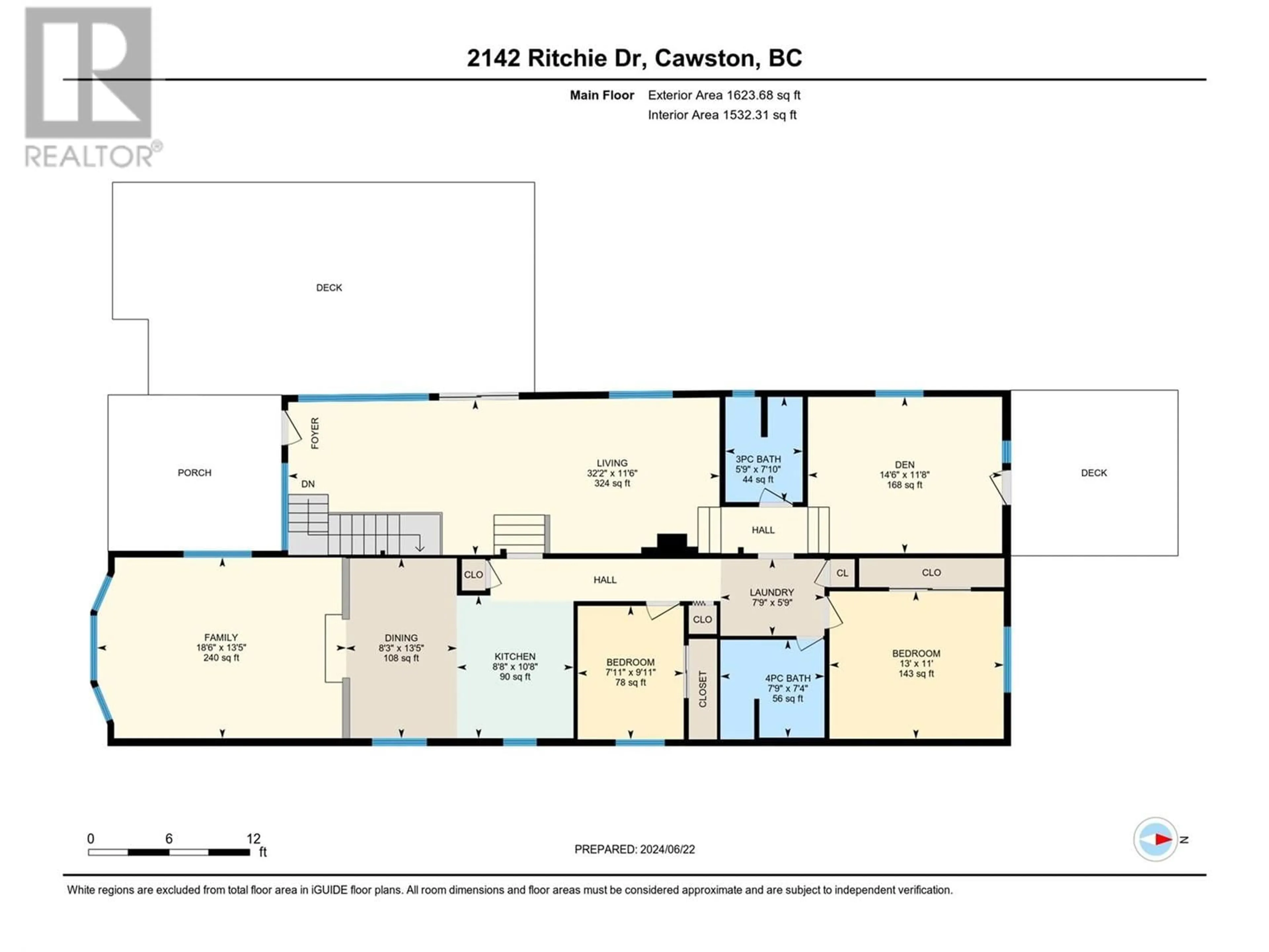 Floor plan for 2142 Ritchie Drive, Cawston British Columbia V0X1C2