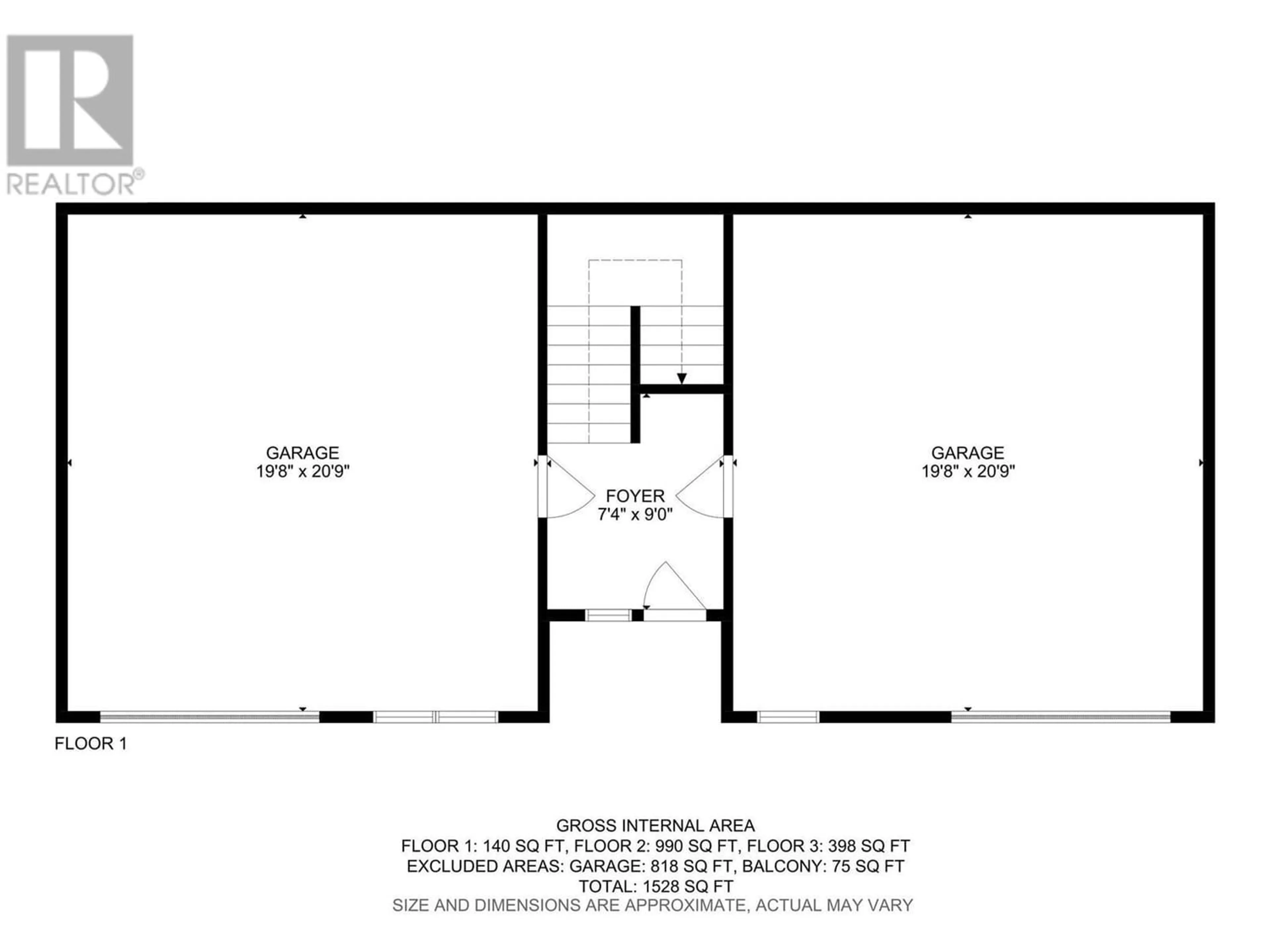 Floor plan for 6749 La Palma Loop, Kelowna British Columbia V1Z3R8