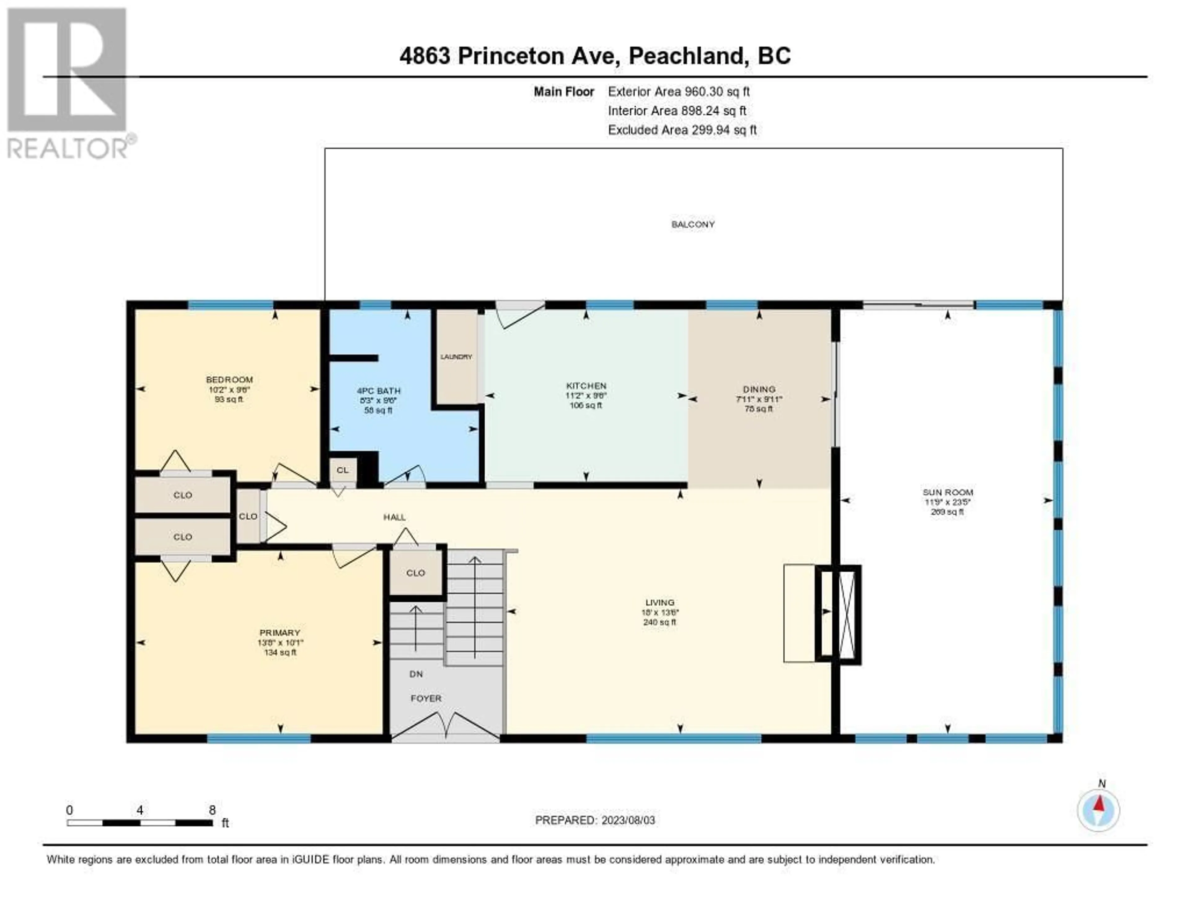 Floor plan for 4863 Princeton Avenue, Peachland British Columbia V0H1X7