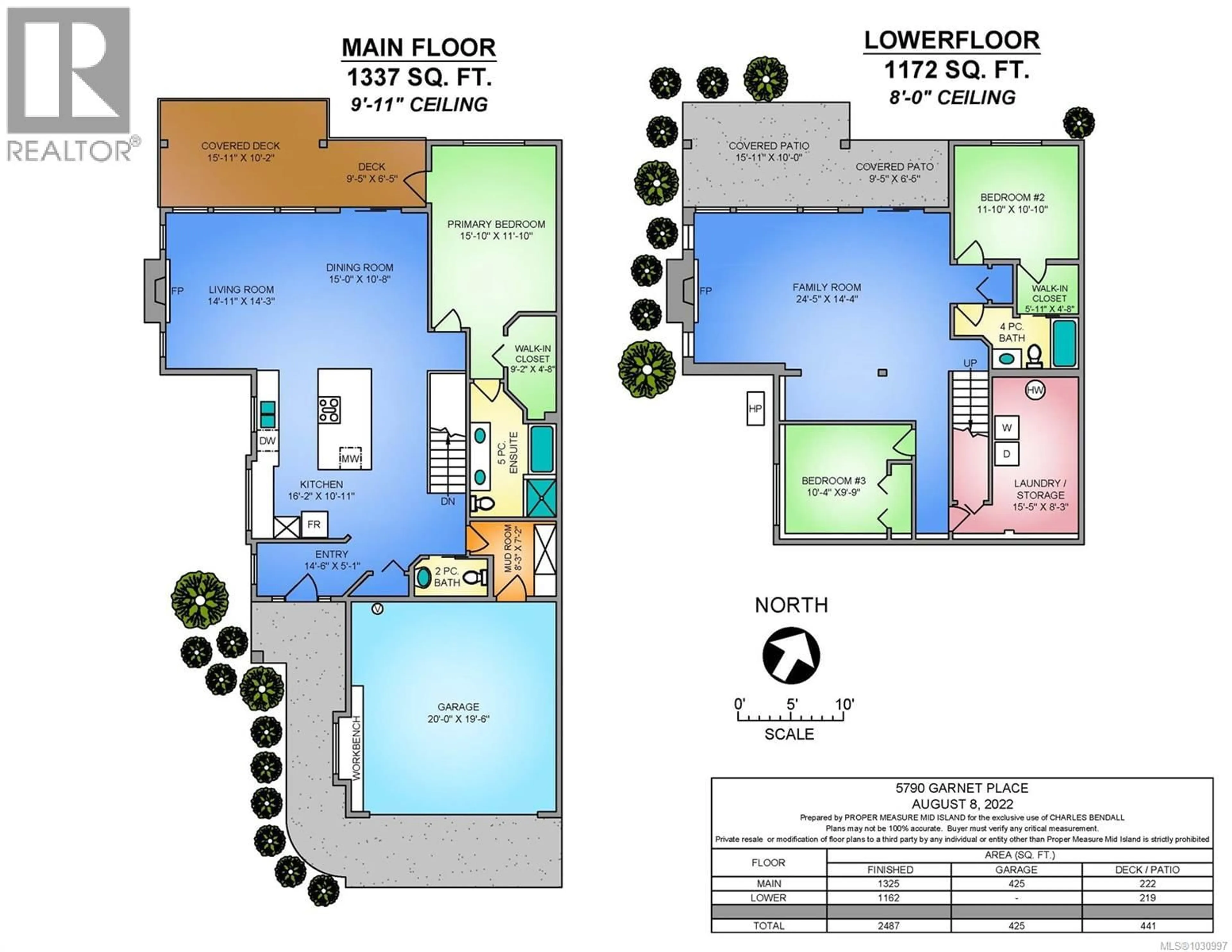 Floor plan for 5790 GARNET PLACE, Nanaimo British Columbia V9T6S1