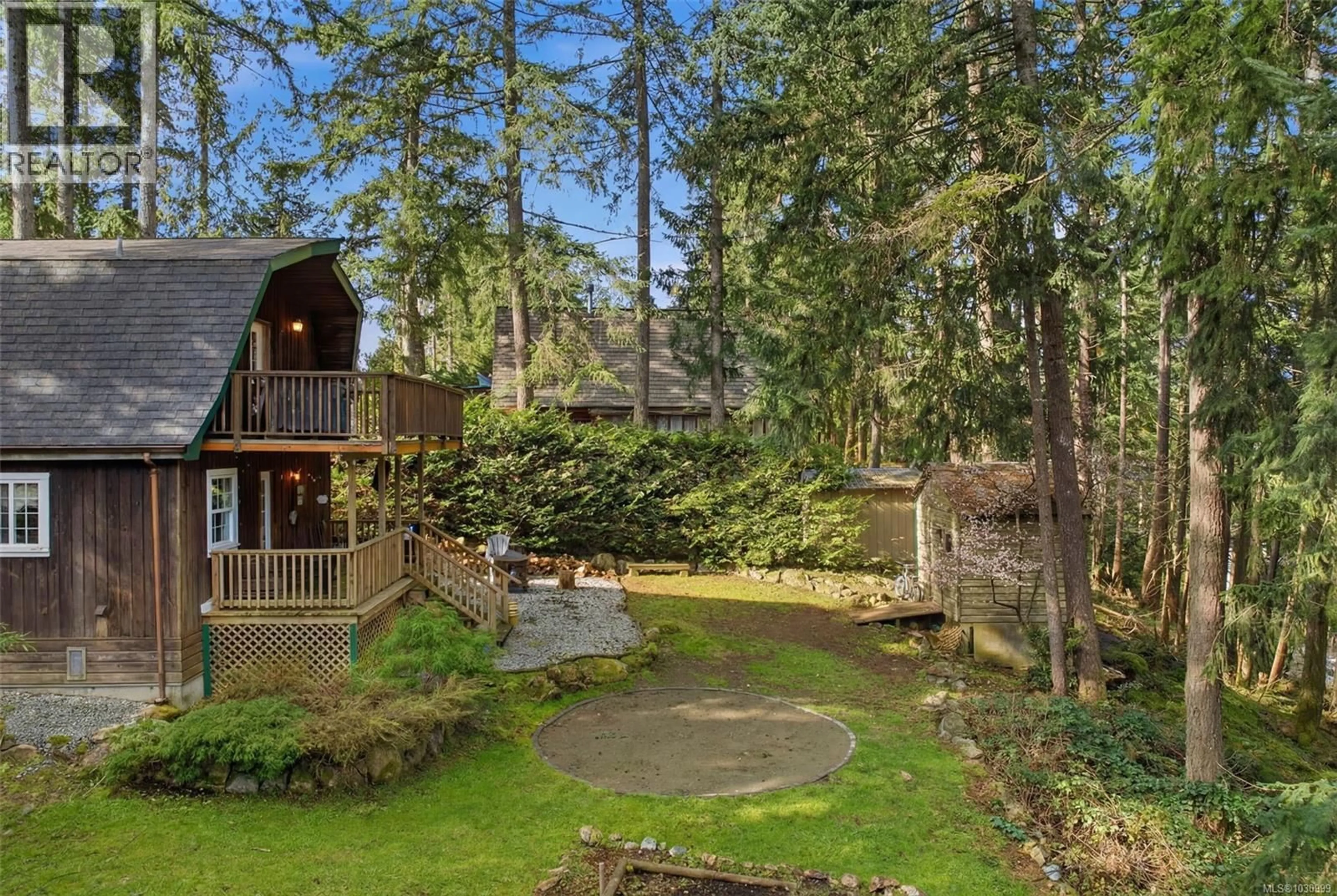 Patio, forest/trees view for 1697 LA GORDA PLACE, Shawnigan Lake British Columbia V0R2W0