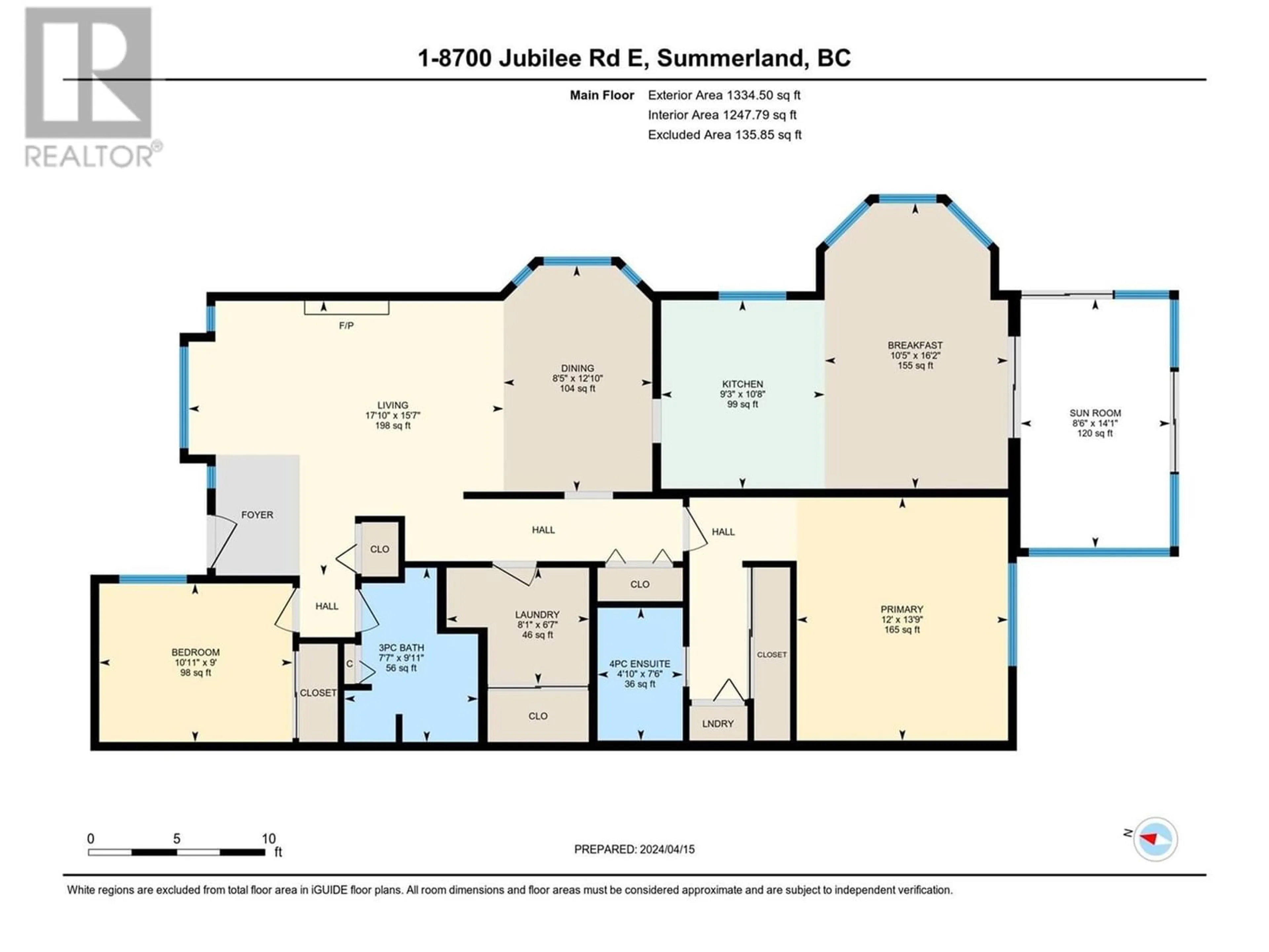 Floor plan for 8700 Jubilee Road E Unit# 1, Summerland British Columbia V0H1Z5