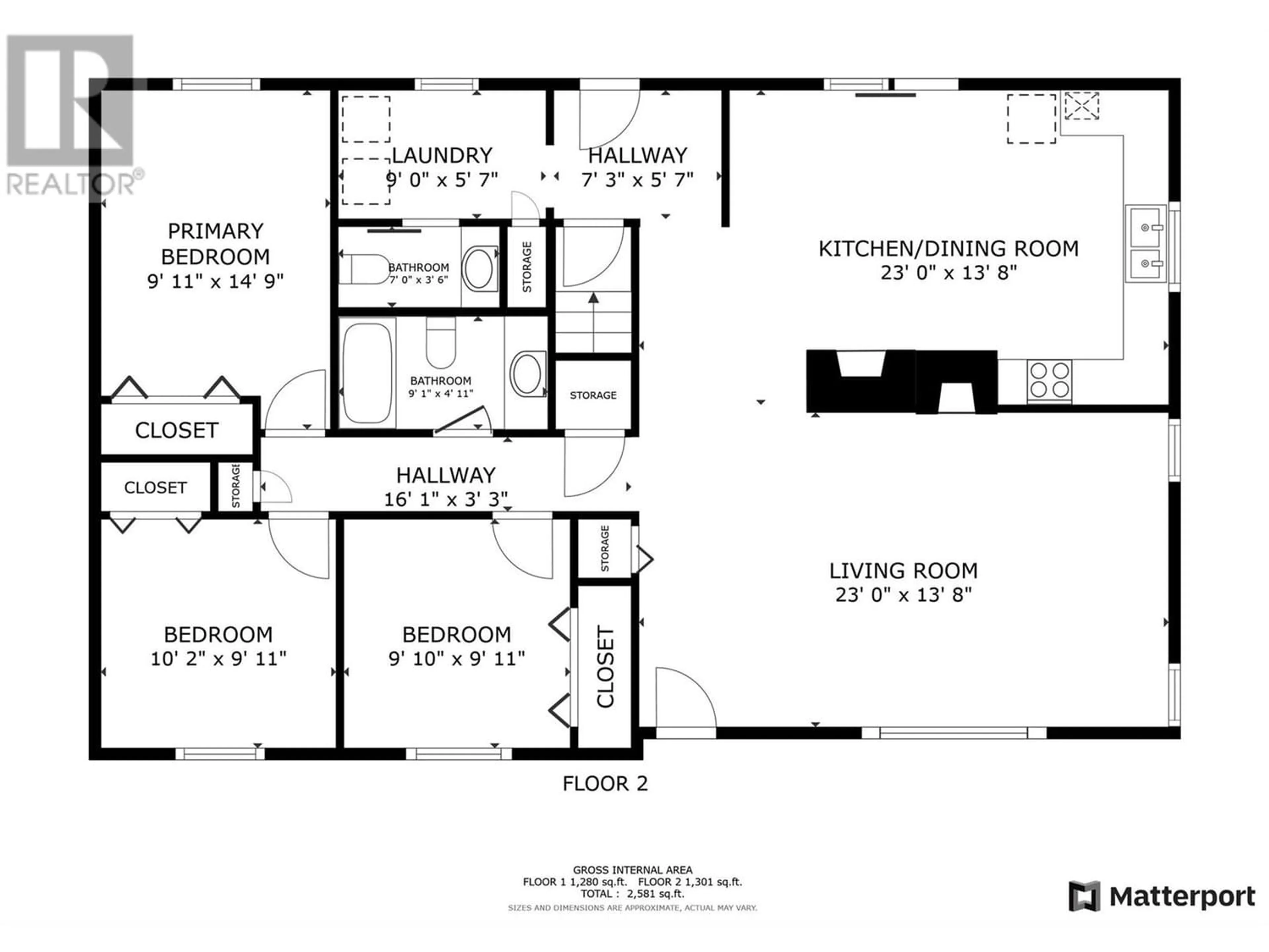 Floor plan for 225 Trinity Valley Road, Lumby British Columbia V0E2G4