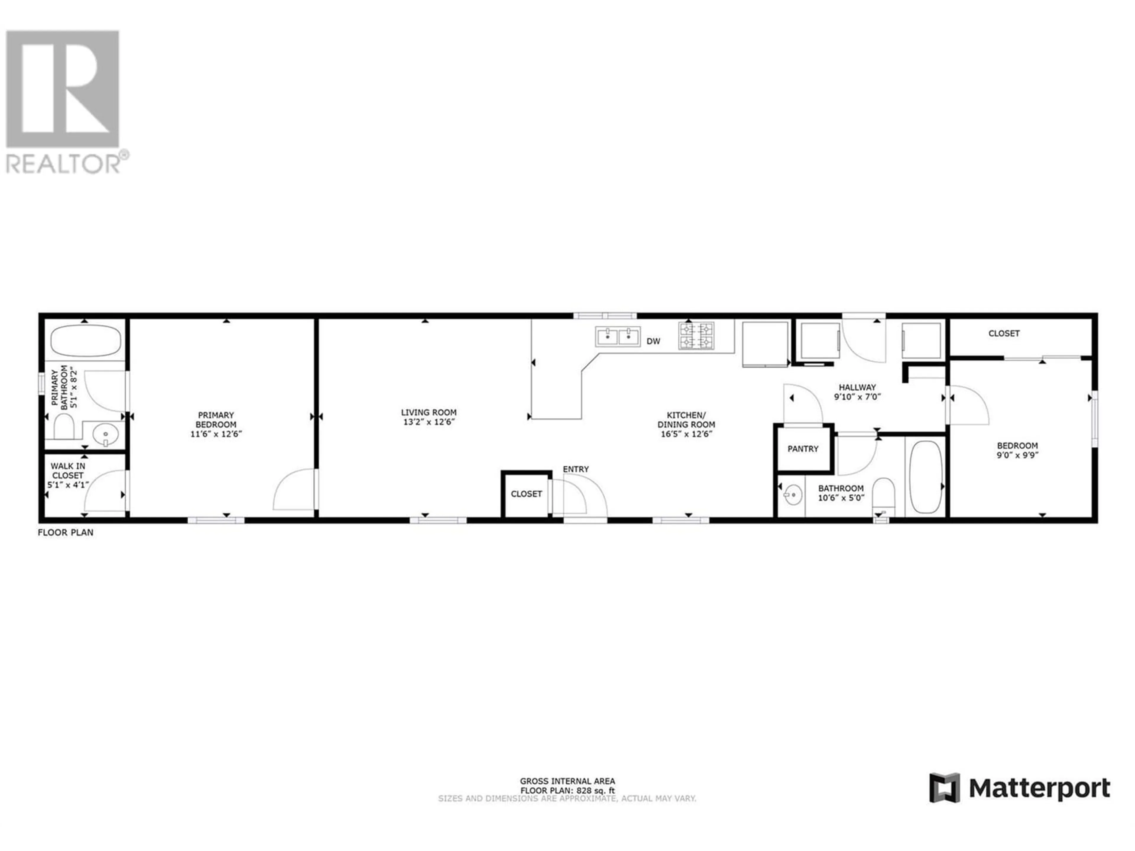 Floor plan for 1502 46 Avenue, Vernon British Columbia V1T3P2