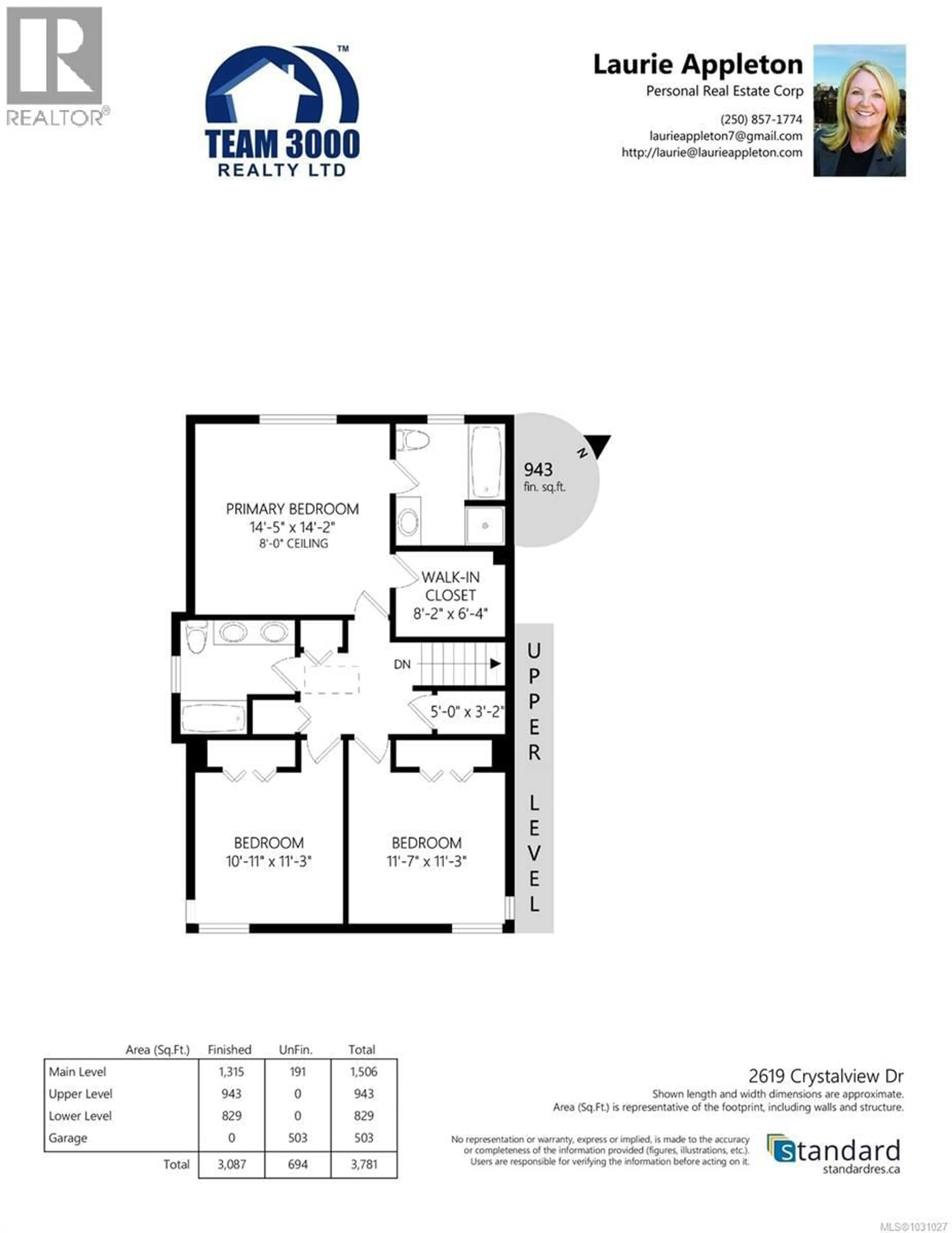Floor plan for 2619 CRYSTALVIEW DRIVE, Langford British Columbia V9B5W5