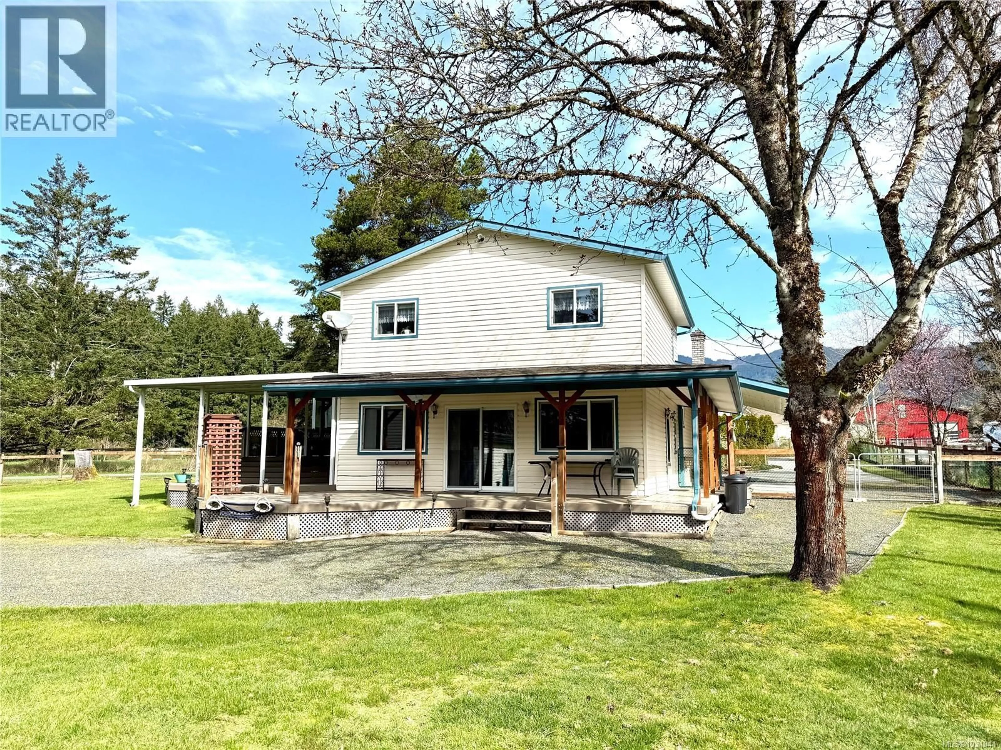A pic from outside/outdoor area/front of a property/back of a property/a pic from drone, building for 6131 DRINKWATER ROAD, Port Alberni British Columbia V9Y8W6