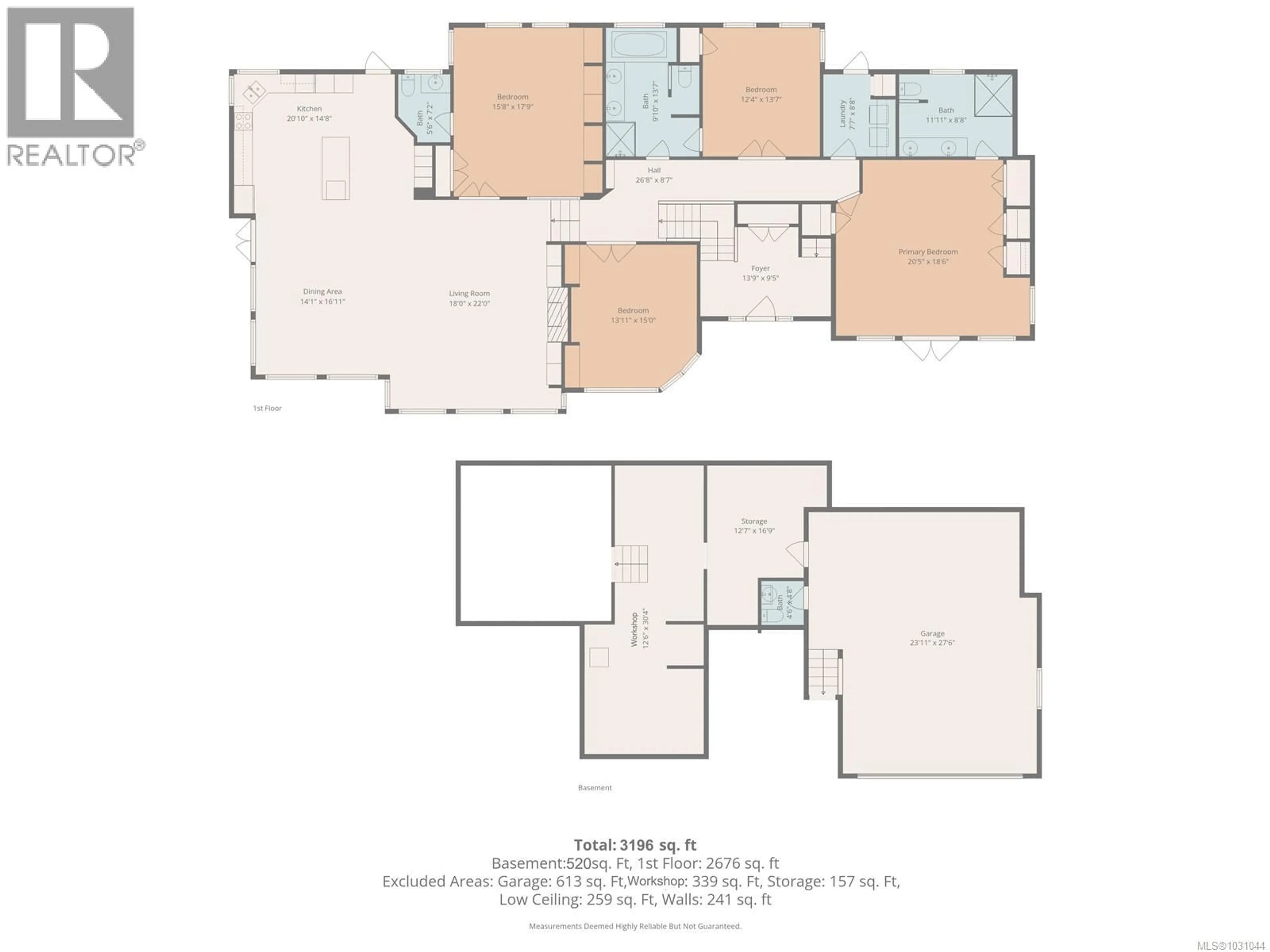 Floor plan for 3554 COLLINGWOOD DRIVE, Nanoose Bay British Columbia V9P9G4