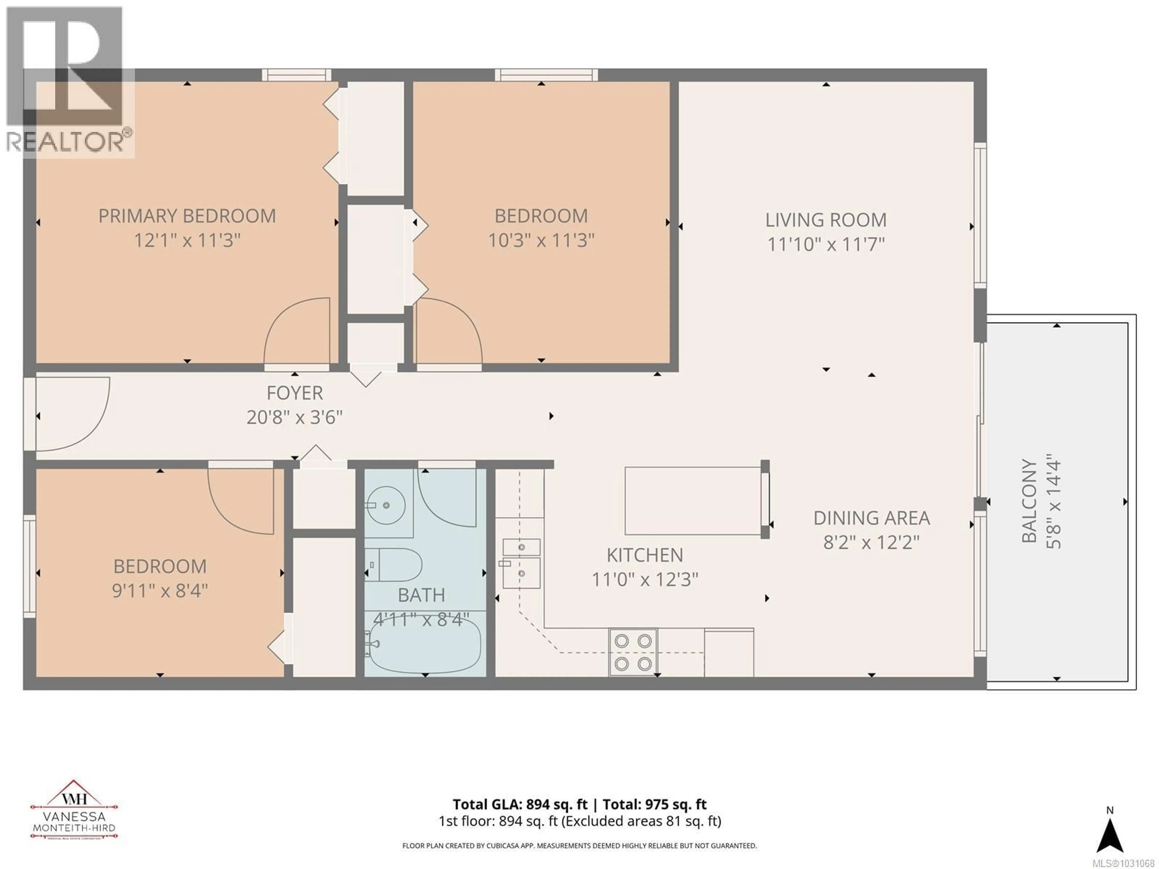 Floor plan for 310 - 622 ISLAND HIGHWAY SOUTH, Campbell River British Columbia V9W1A6