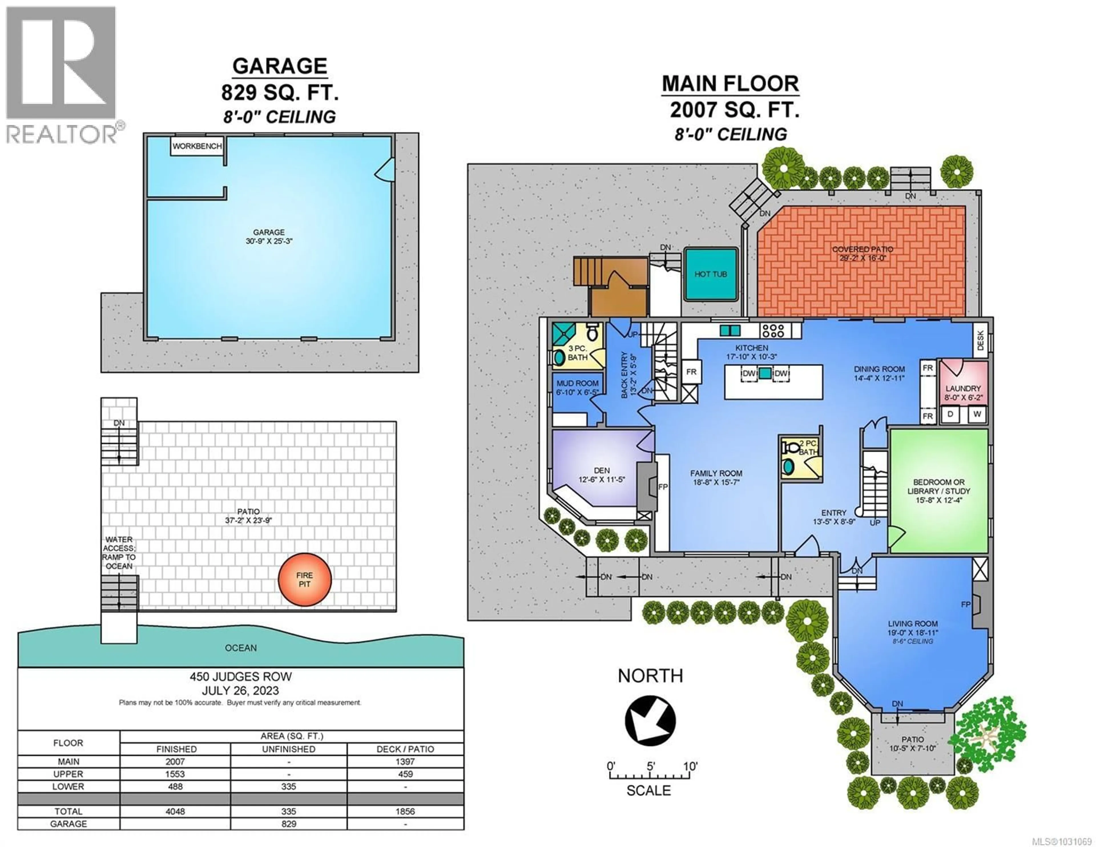 Floor plan for 450 JUDGES ROW, Qualicum Beach British Columbia V9K1G6