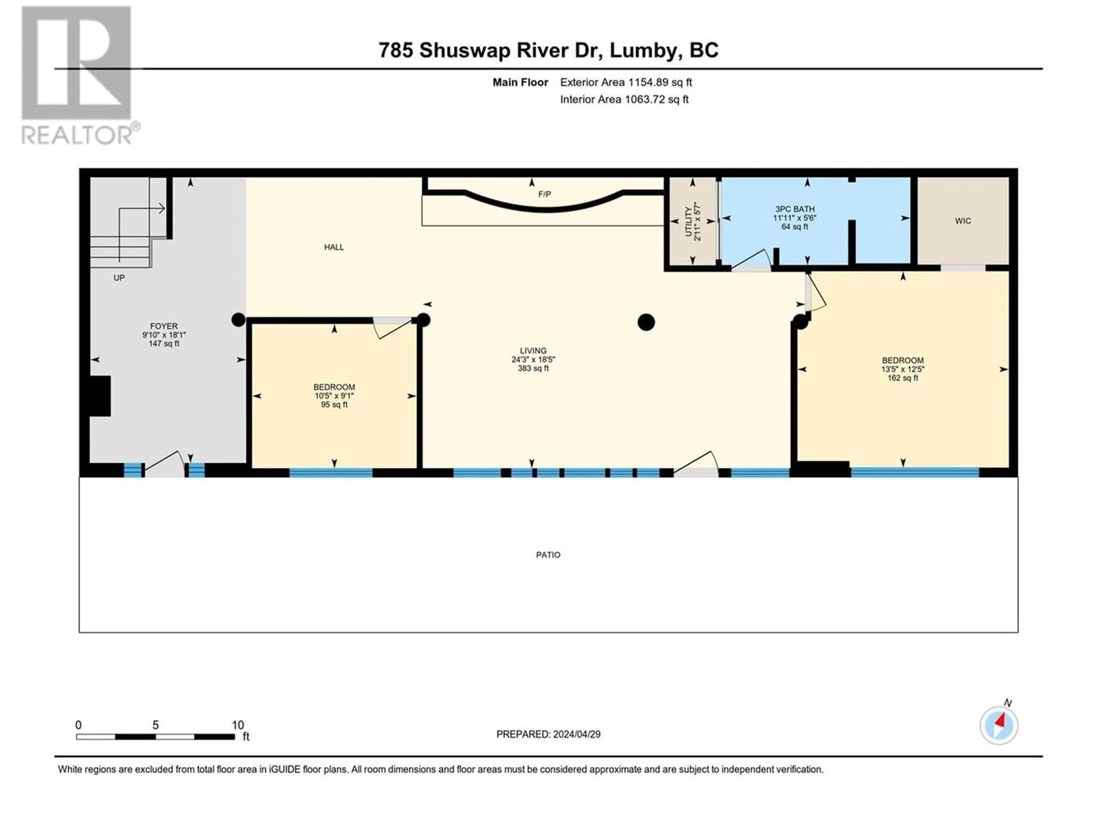 Floor plan for 785 Shuswap River Drive, Lumby British Columbia V0E2G0