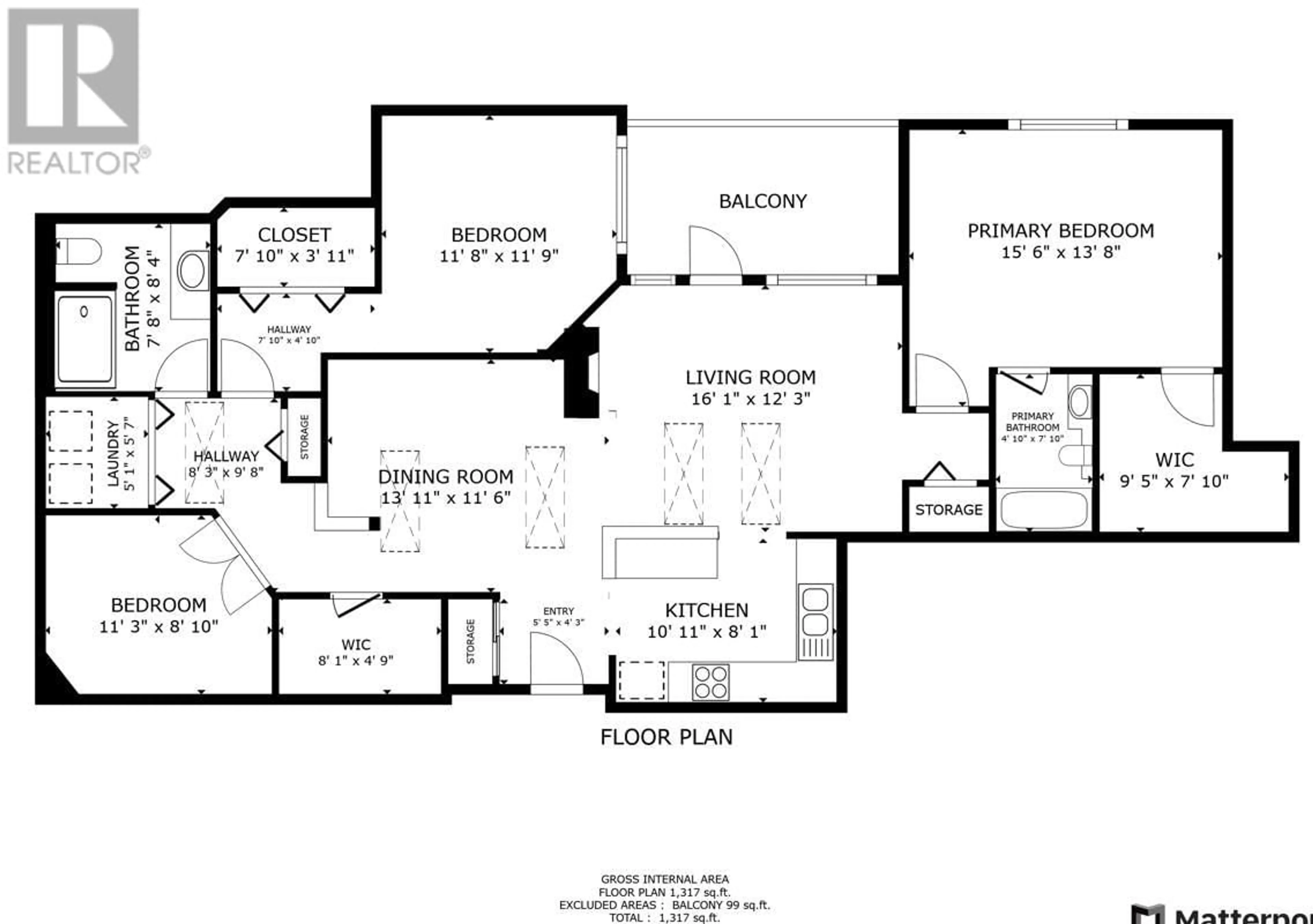 Floor plan for 2130 Vasile Road Unit# 309, Kelowna British Columbia V1Y6H5