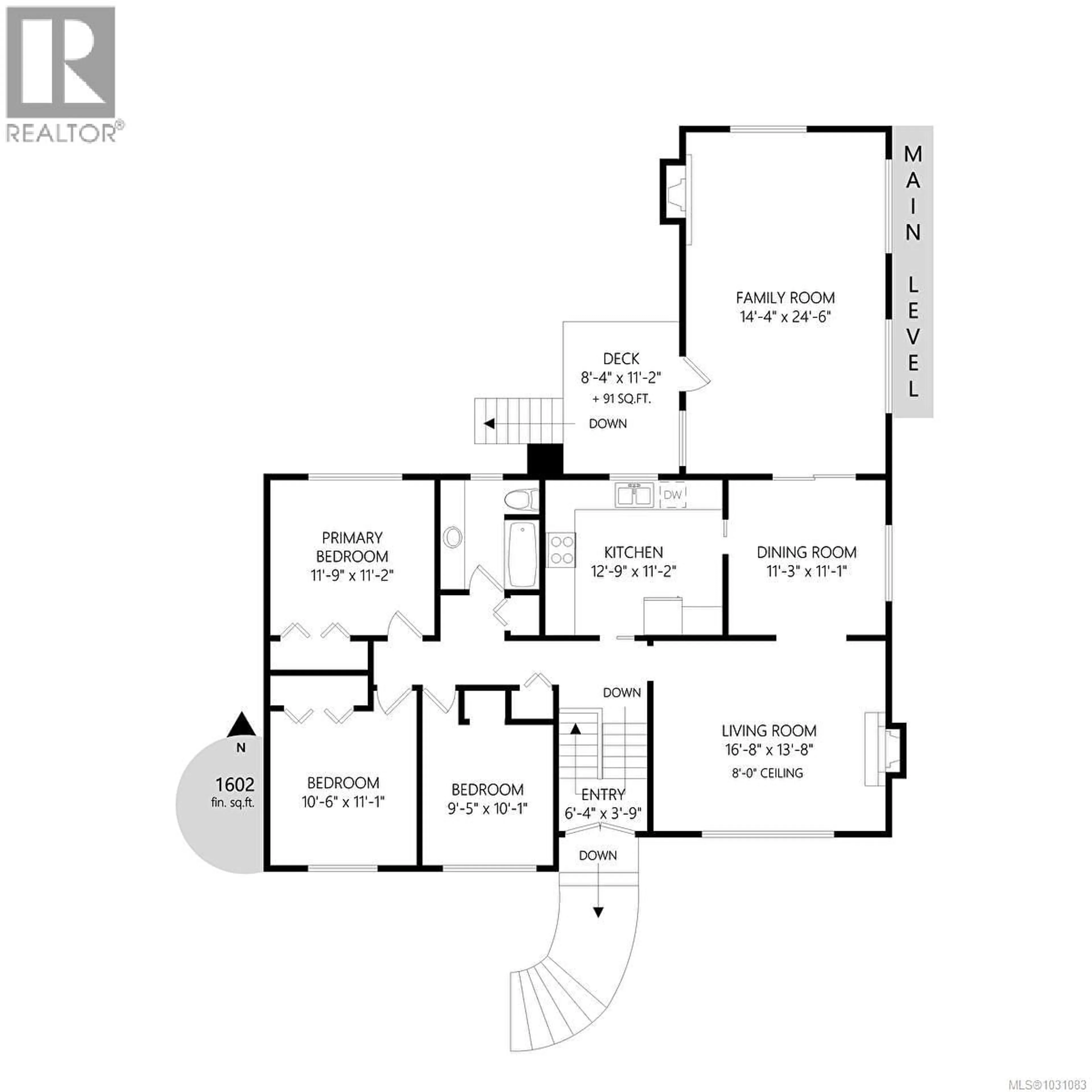Floor plan for 1512 MCRAE AVENUE, Saanich British Columbia V8P1G5