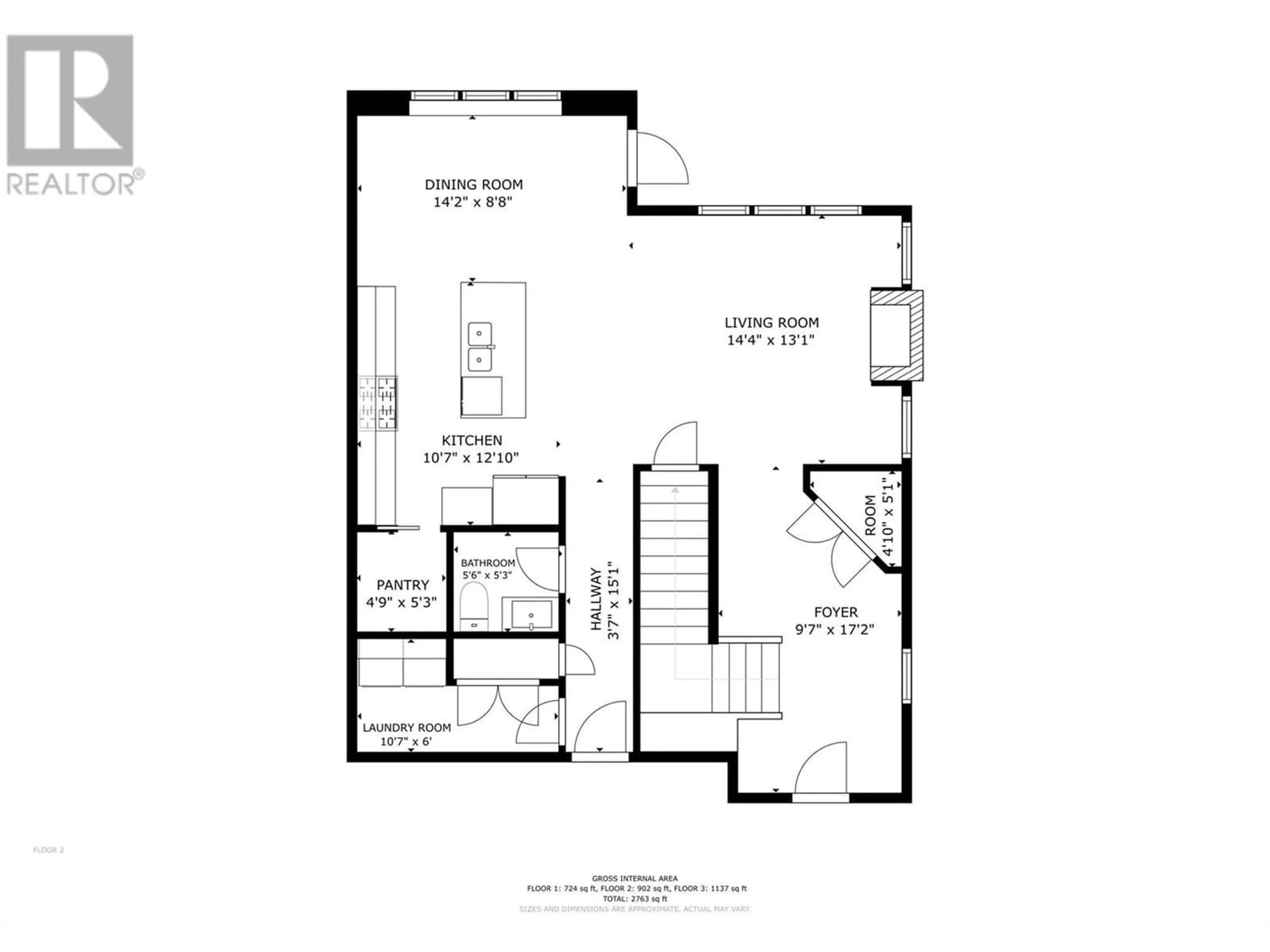 Floor plan for 3119 Riesling Way, West Kelowna British Columbia V4T3M7