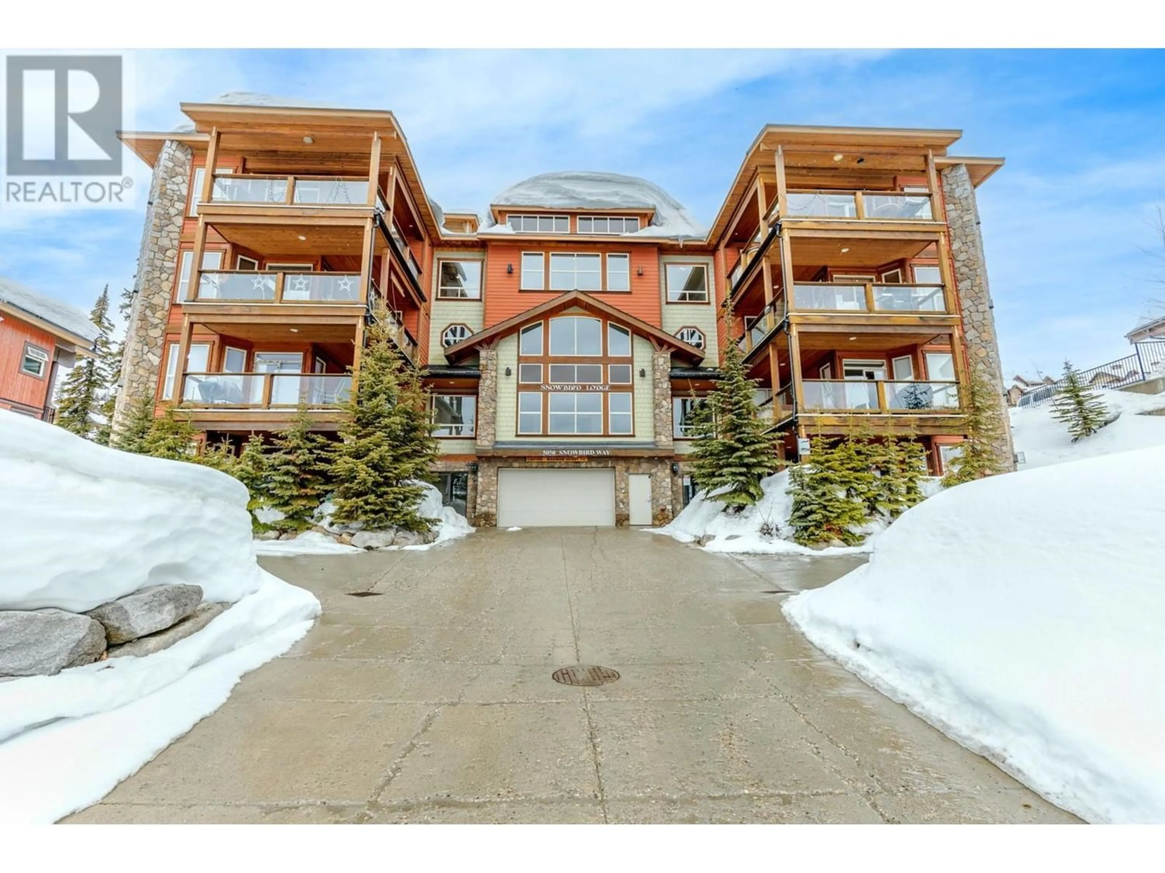 A pic from exterior of the house or condo for 5050 Snowbird Way Unit# 101, Big White British Columbia V1P1P3