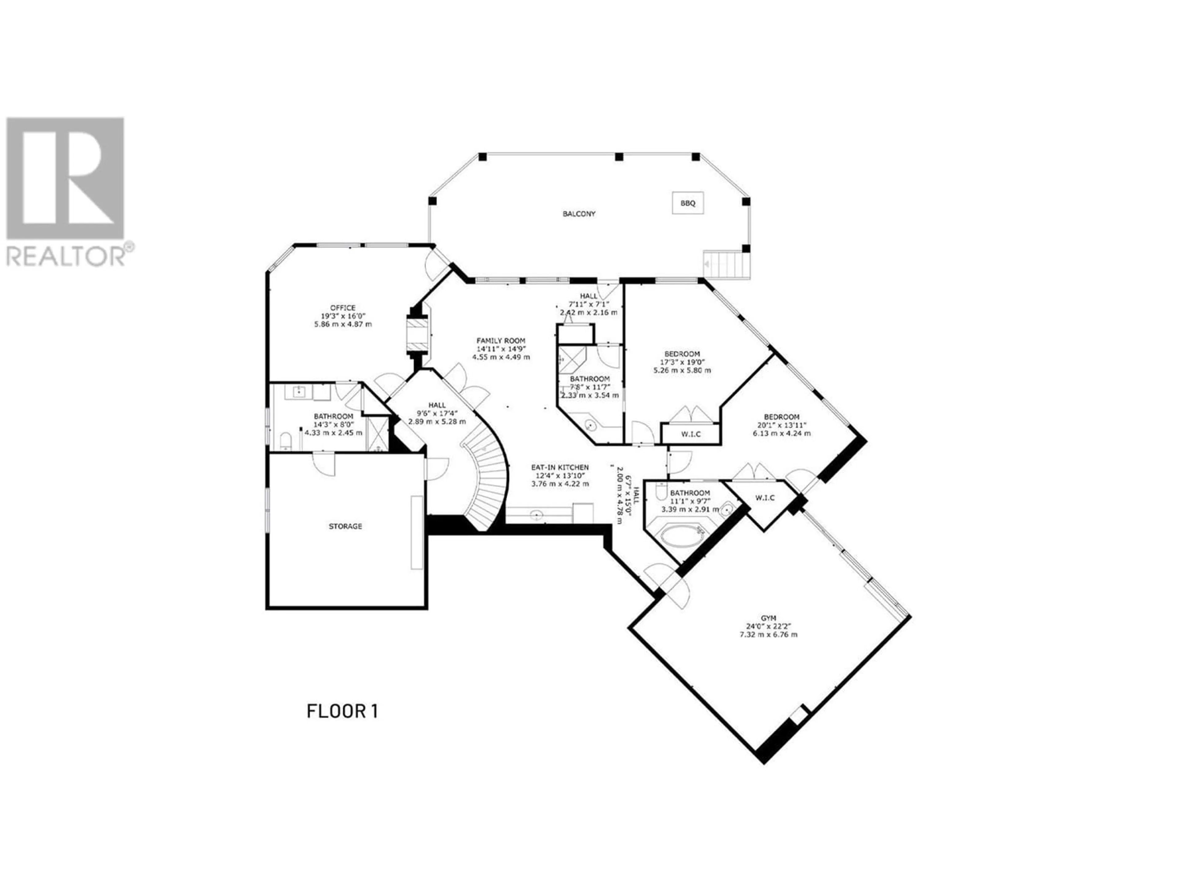 Floor plan for 2200 Dewdney Road, Kelowna British Columbia V1V2C3