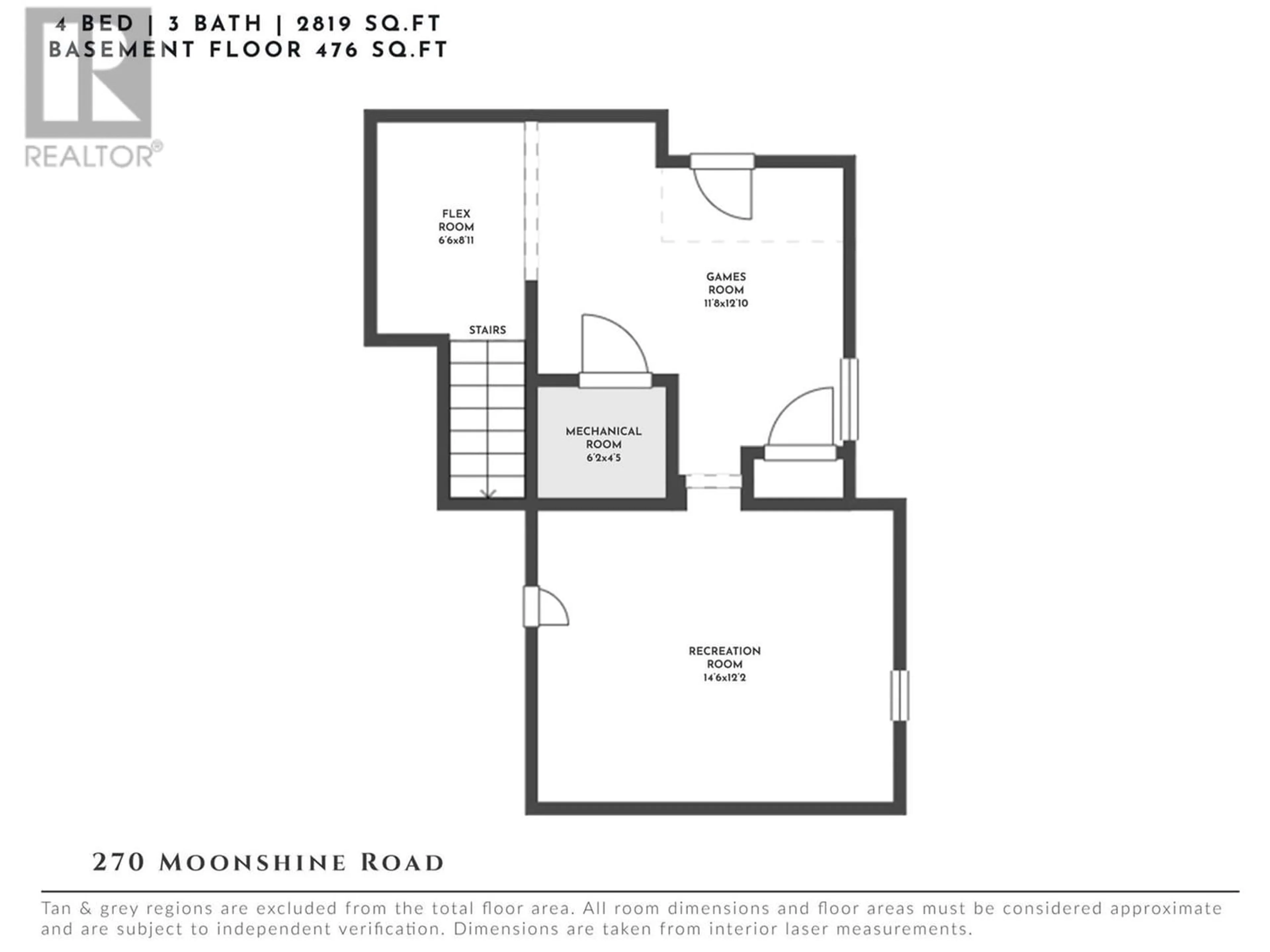 Floor plan for 270 Moonshine Crescent, Big White British Columbia V0H1A0