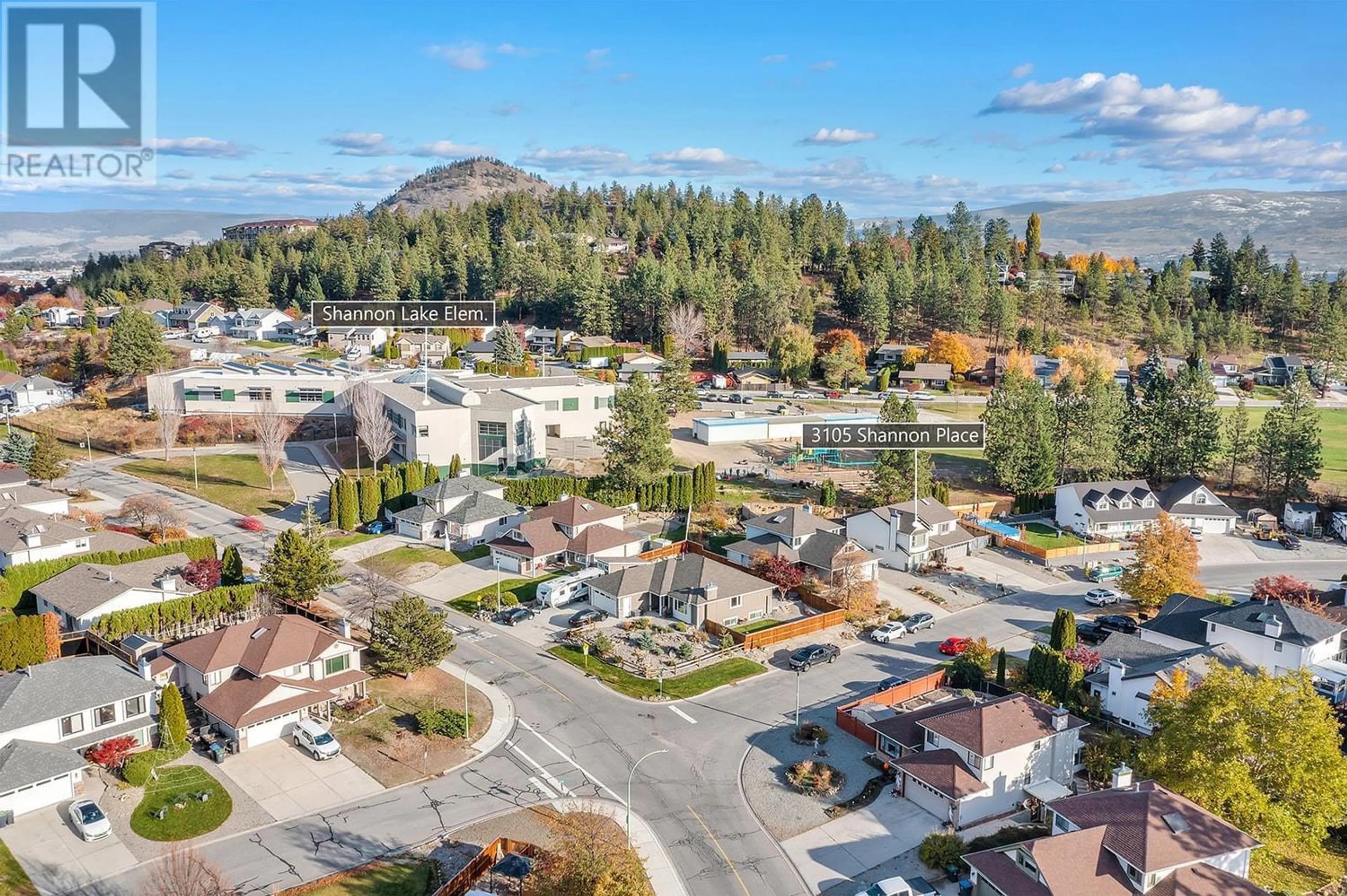 Street view for 3105 Shannon Place, West Kelowna British Columbia V4T1T4
