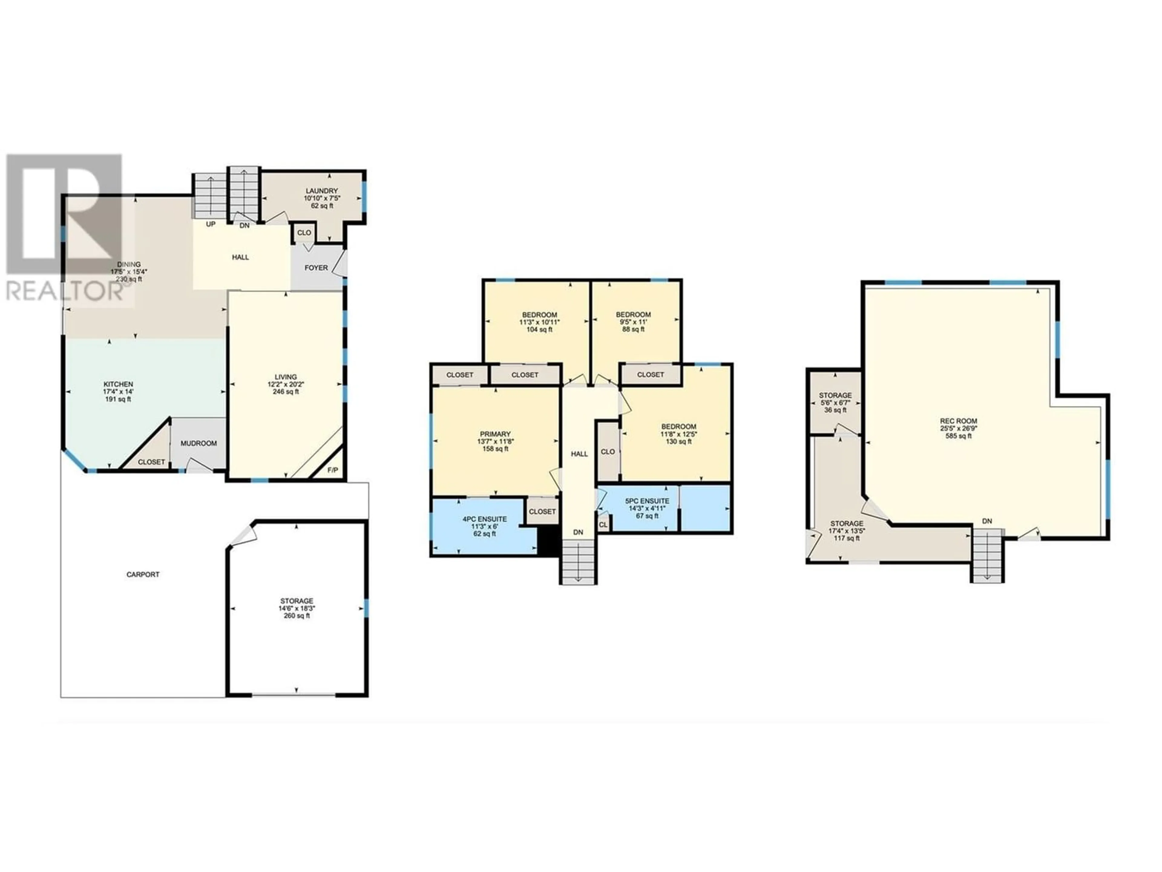Floor plan for 7025 97A Highway, Grindrod British Columbia V0E1Y0