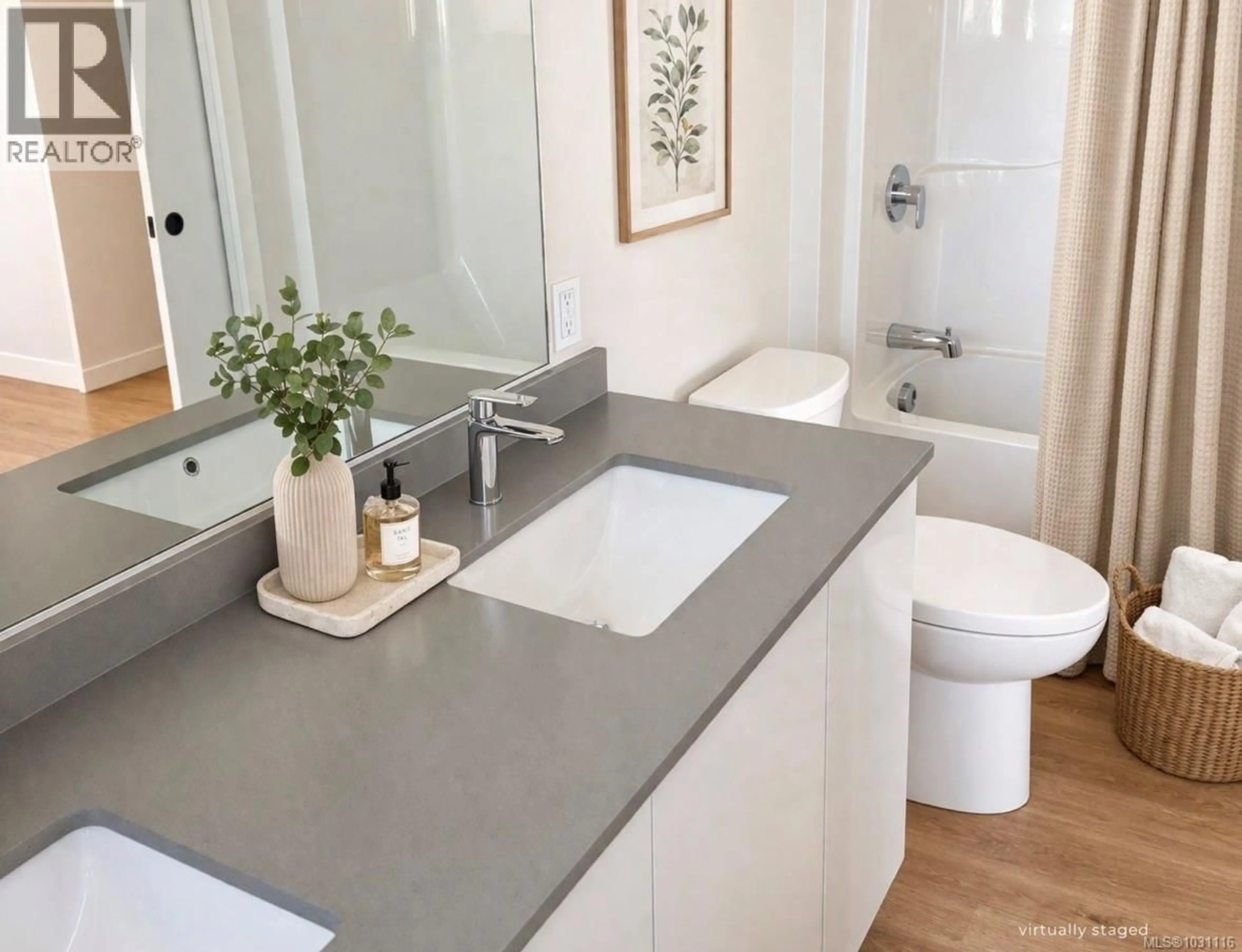 Contemporary bathroom, ceramic/tile floor for 100B - 3800 BURDE STREET, Port Alberni British Columbia V9Y0E9