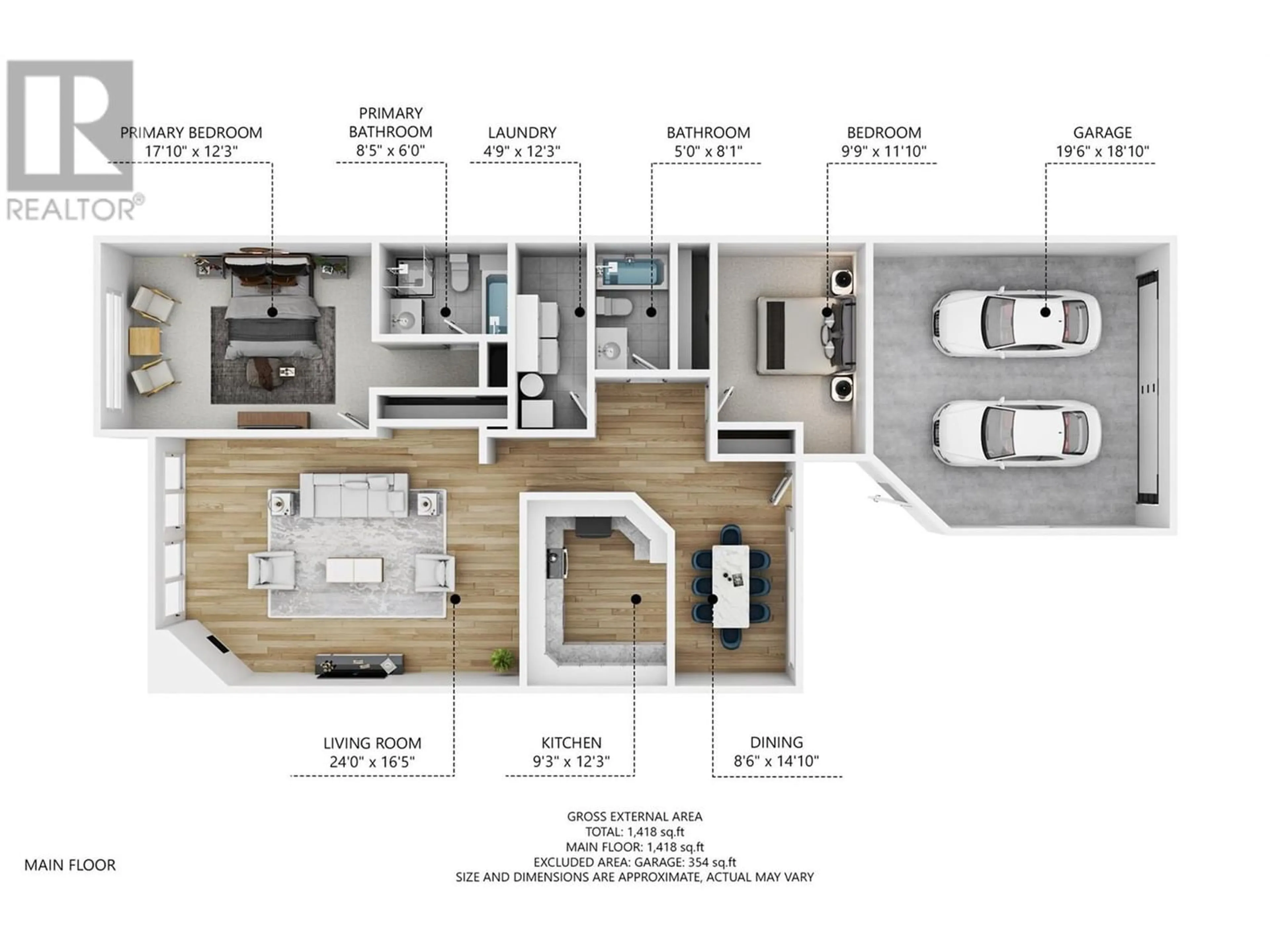Floor plan for 4740 20 Street Unit# 15, Vernon British Columbia V1T9N7