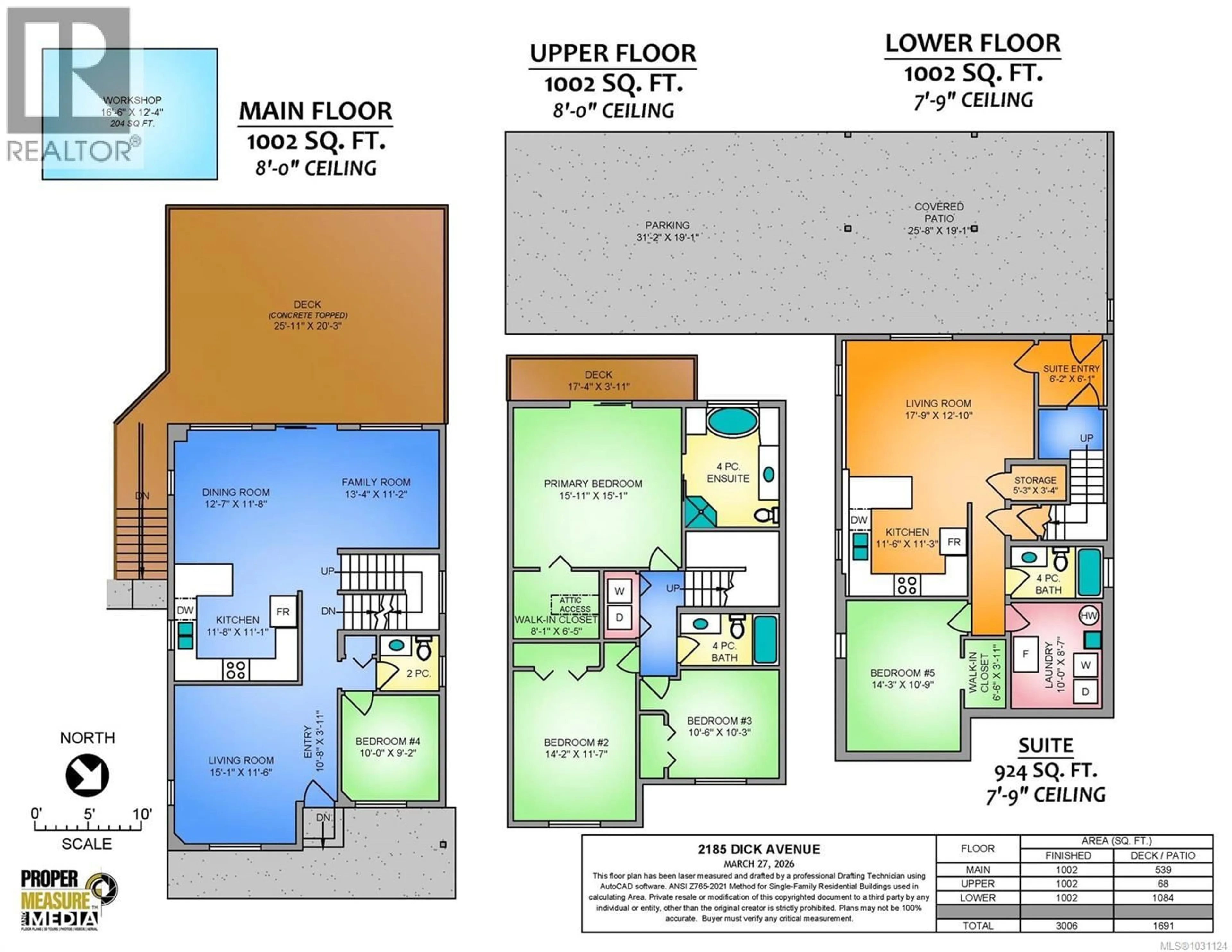Floor plan for 2185 DICK AVENUE, Nanaimo British Columbia V9X1R6