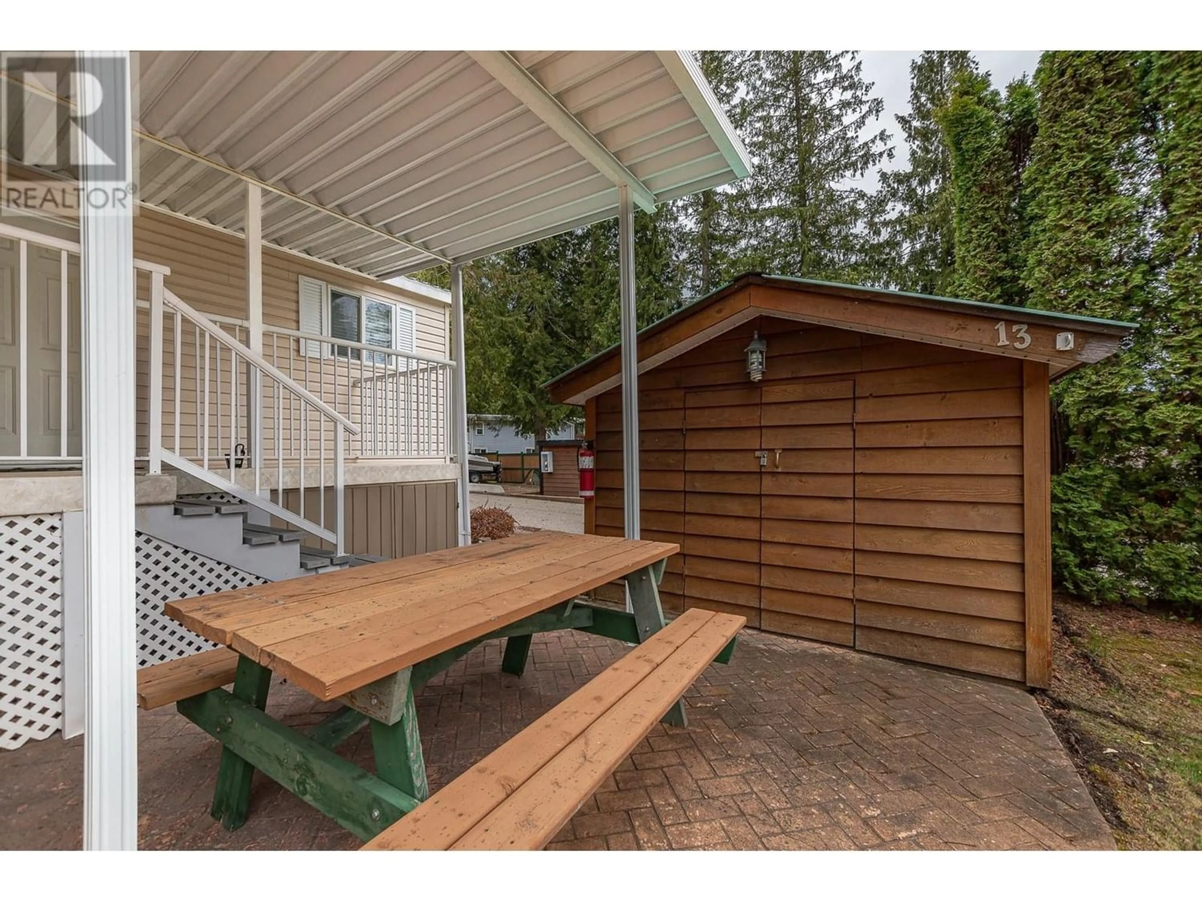 Patio, cottage for 8242 Highway 97A Highway Unit# 13, Sicamous British Columbia V0E2V0