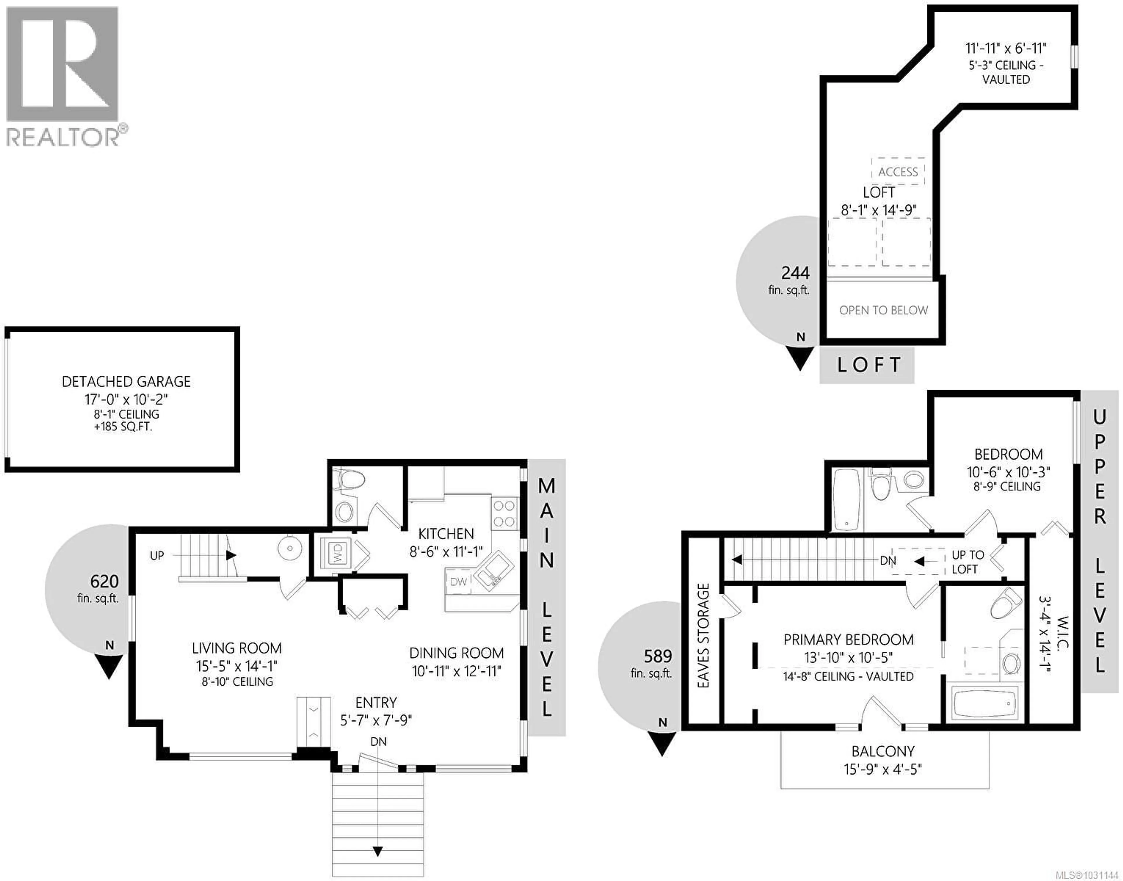 Floor plan for 1 - 225 VANCOUVER STREET, Victoria British Columbia V8V3S9