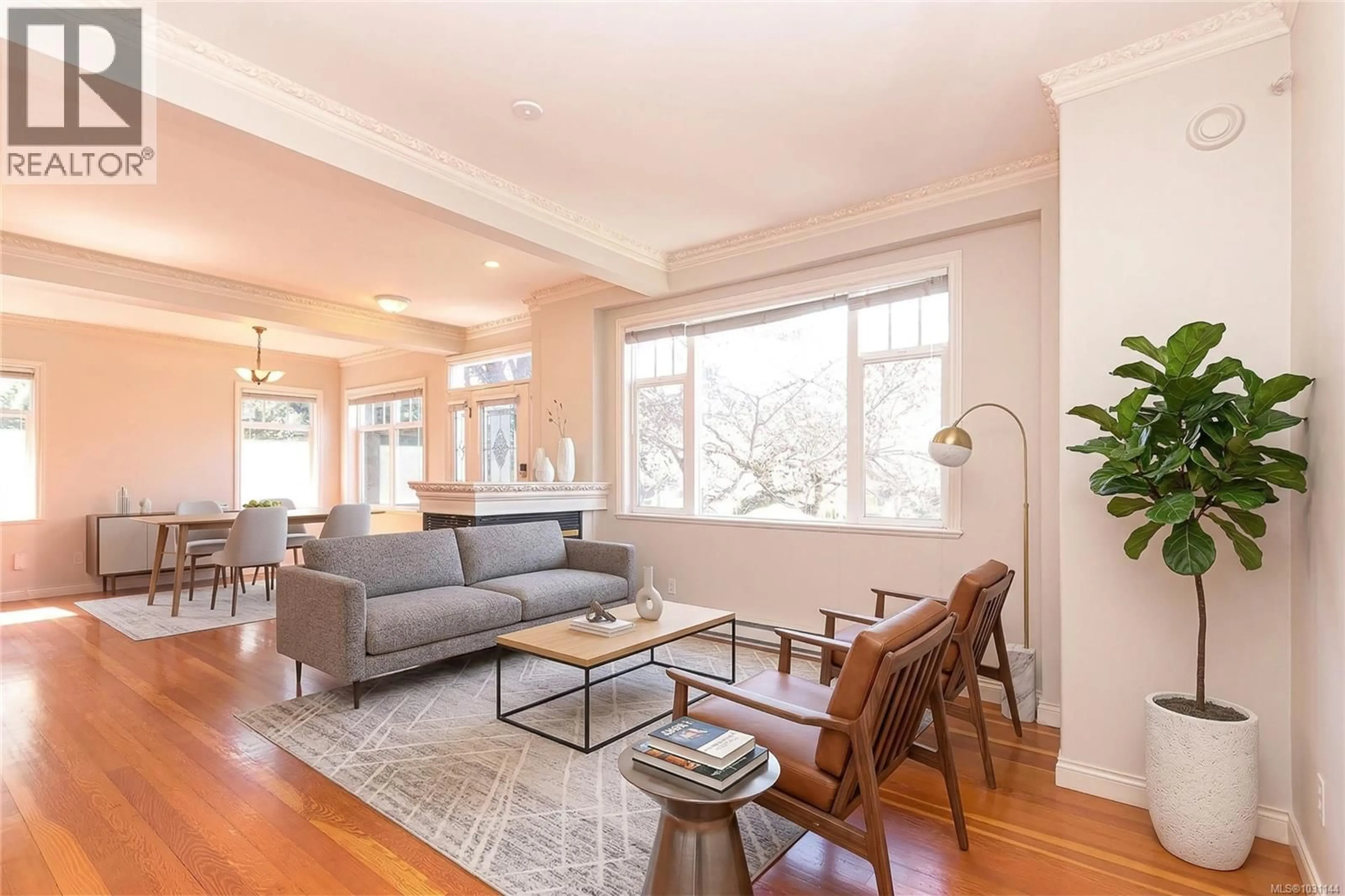 Living room with furniture, wood/laminate floor for 1 - 225 VANCOUVER STREET, Victoria British Columbia V8V3S9