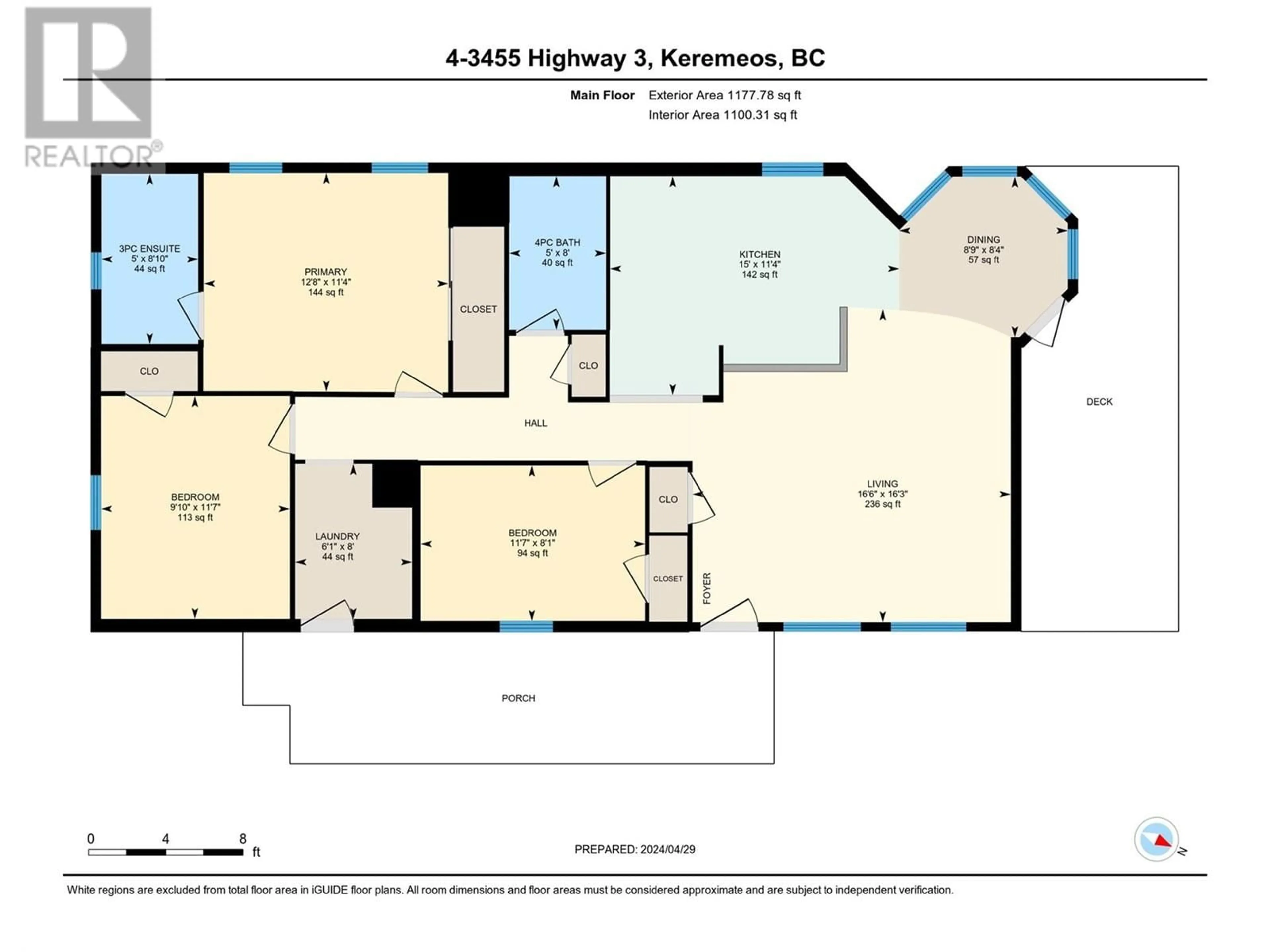 Floor plan for 4 - 3455 HIGHWAY 3 OTHER, Keremeos British Columbia V0X1N1