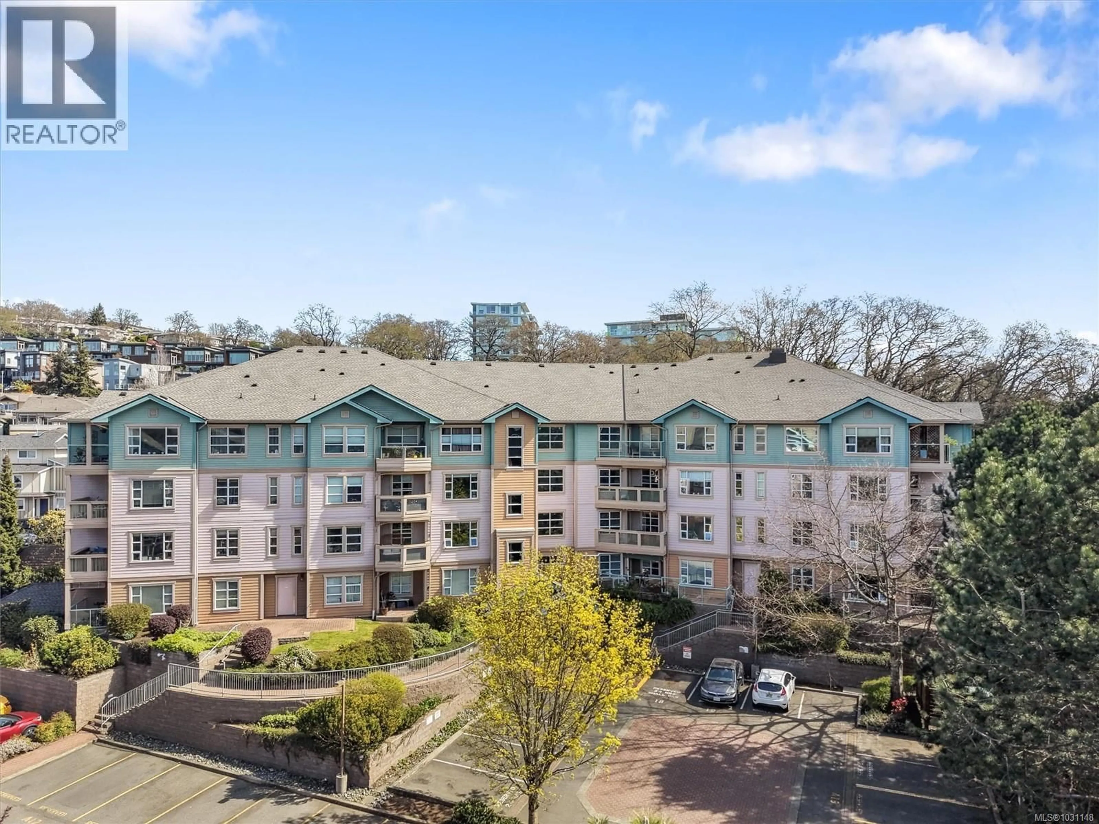 A pic from outside/outdoor area/front of a property/back of a property/a pic from drone, unknown for 210 - 799 BLACKBERRY ROAD, Saanich British Columbia V8X5J3