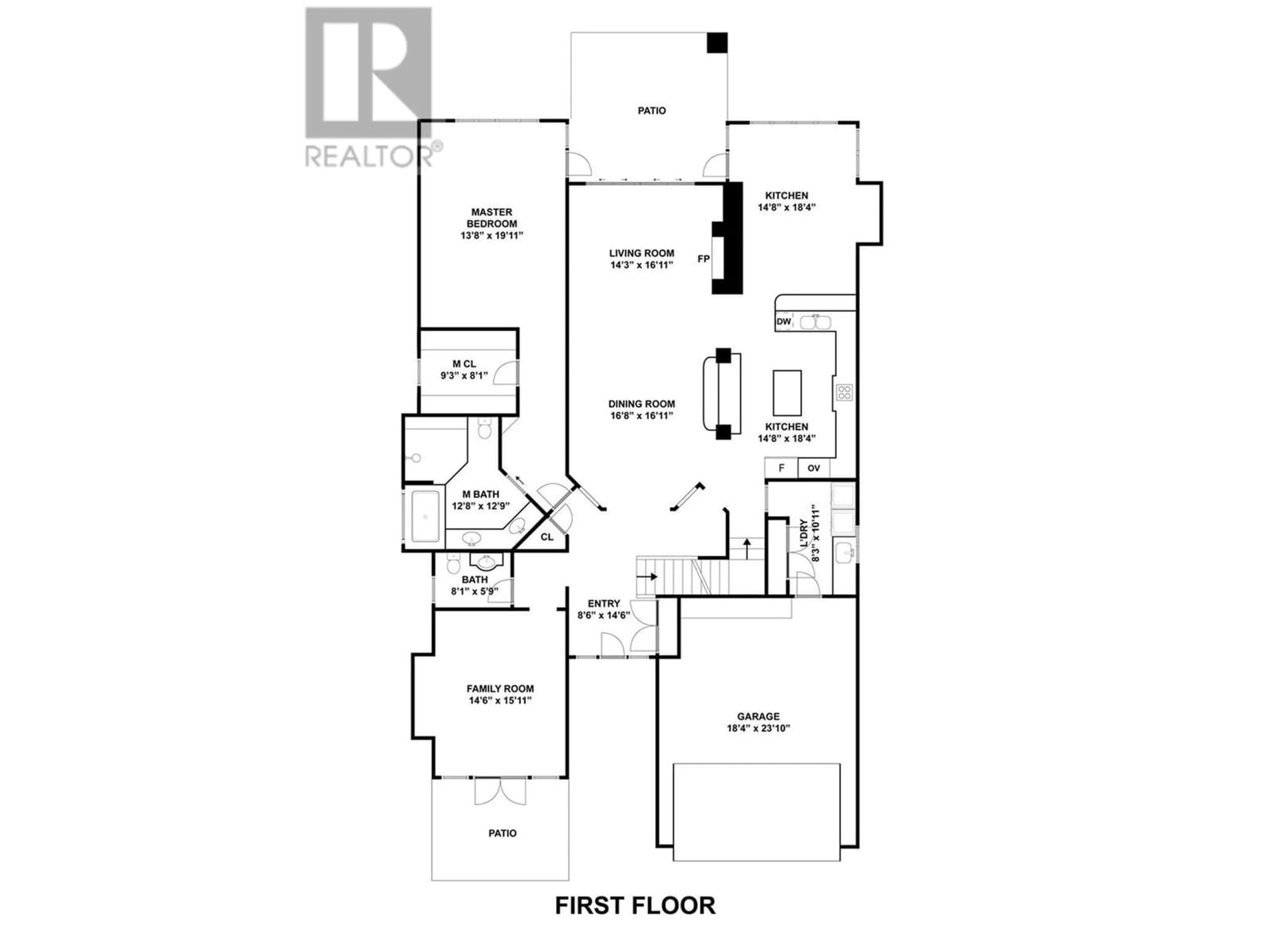 Floor plan for 3986 Gallaghers Parkland Drive, Kelowna British Columbia V1W3Z8