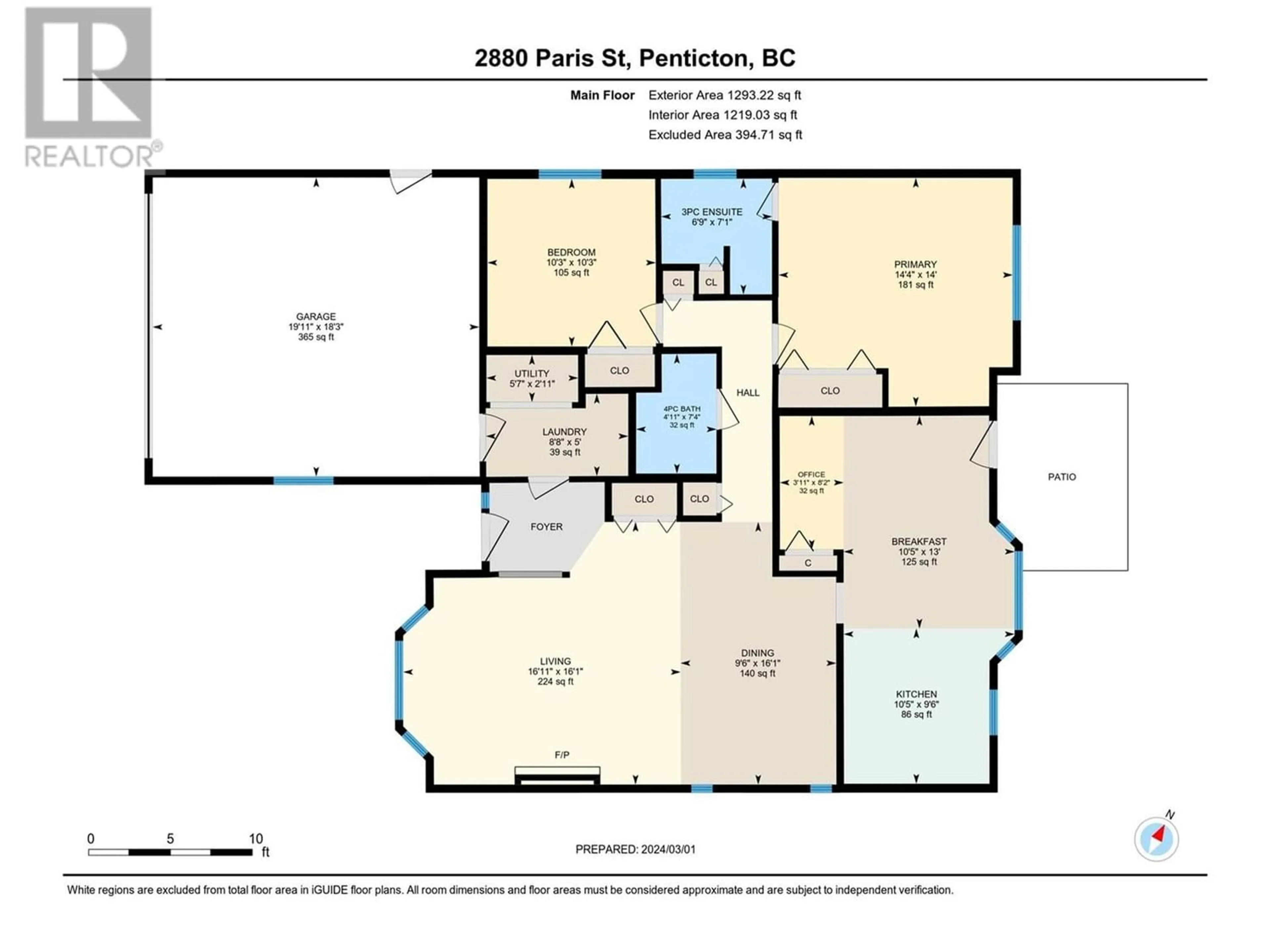 Floor plan for 2880 Paris Street, Penticton British Columbia V2A8G2