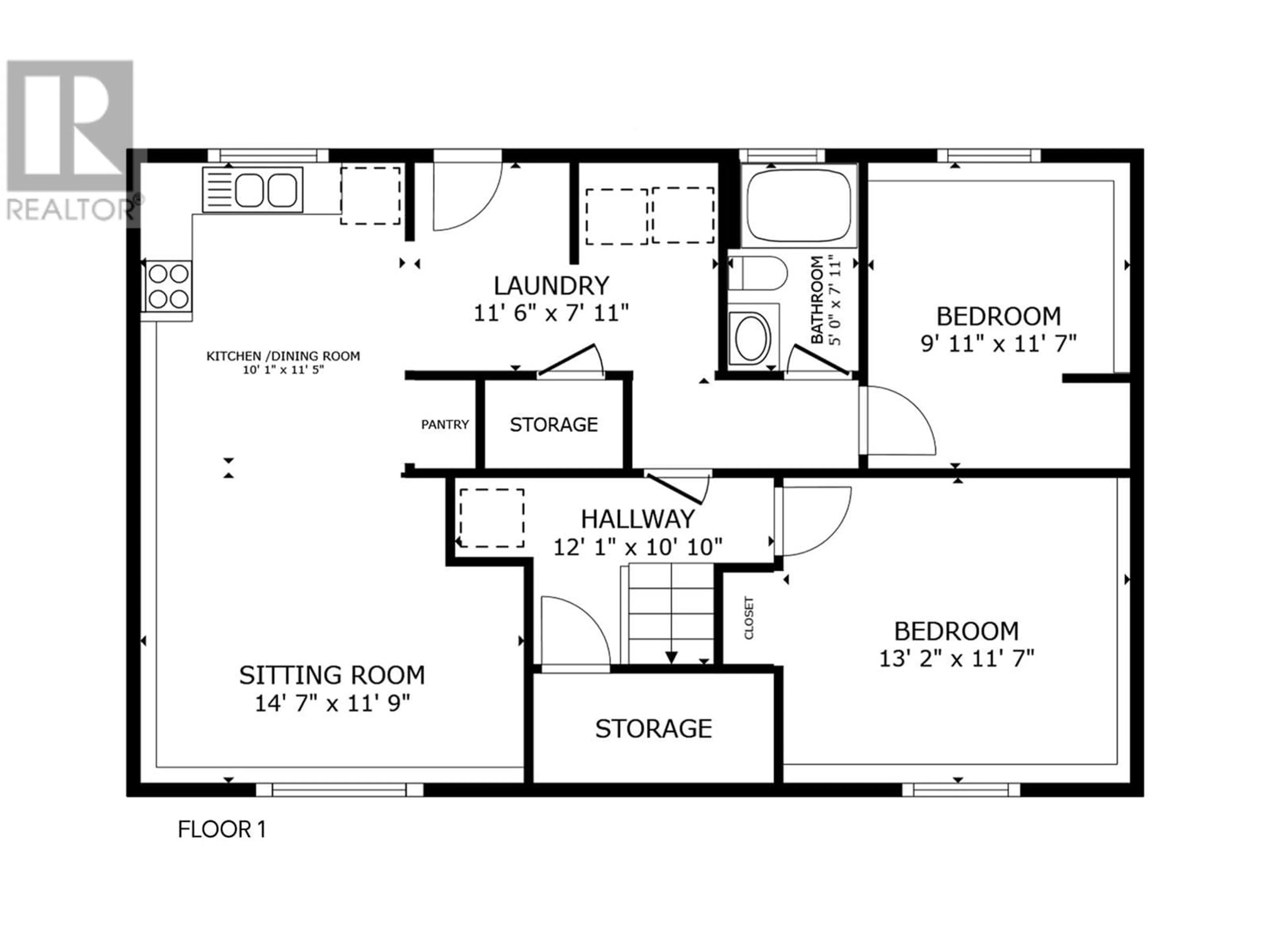 Floor plan for 200 Dundas Road, Kelowna British Columbia V1X3X7