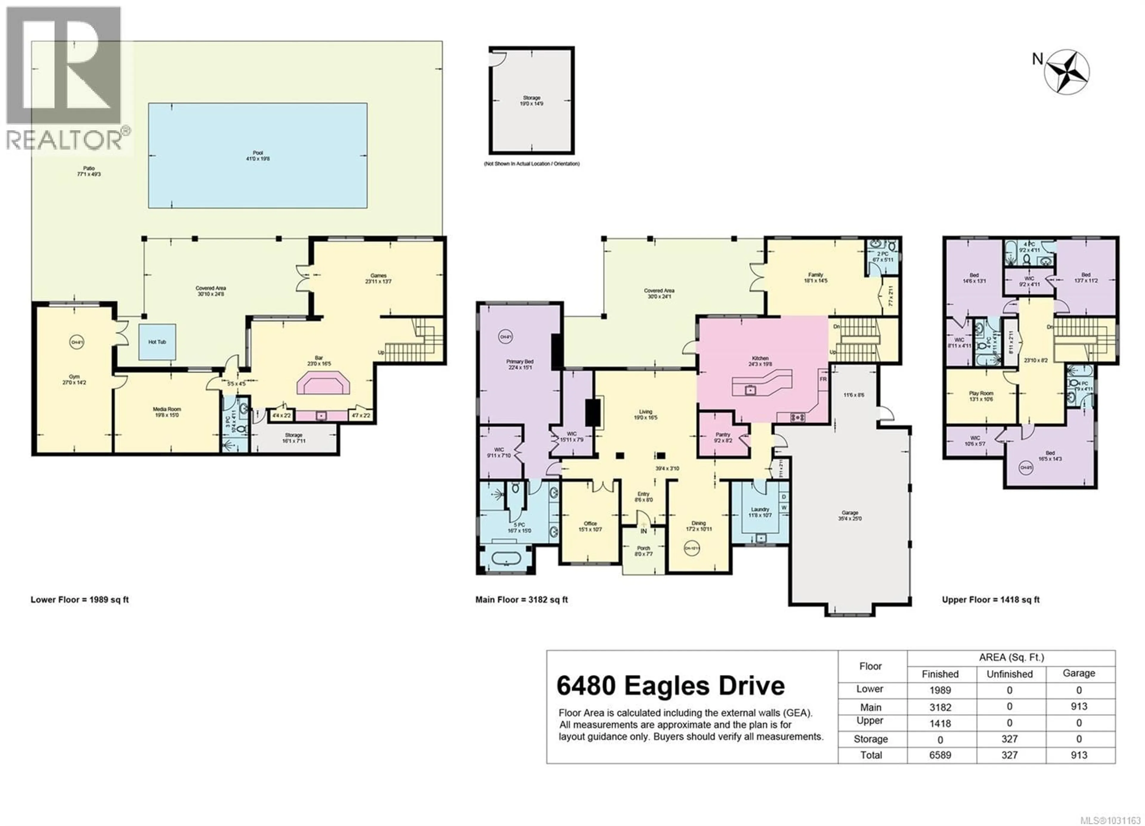 Floor plan for 6480 EAGLES DRIVE, Courtenay British Columbia V9J1V3