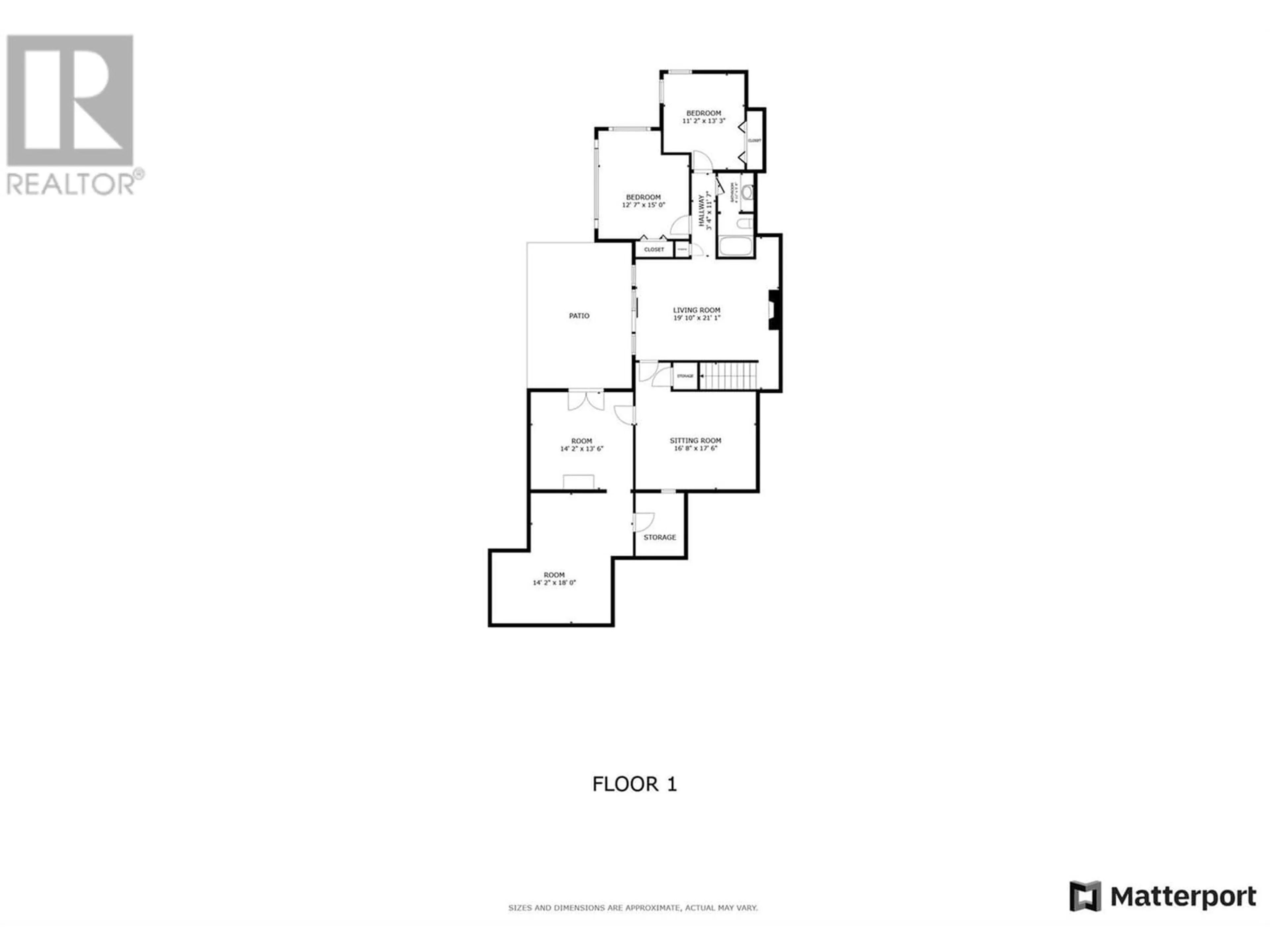 Floor plan for 3316 Ridge Boulevard, Kelowna British Columbia V4T2V6