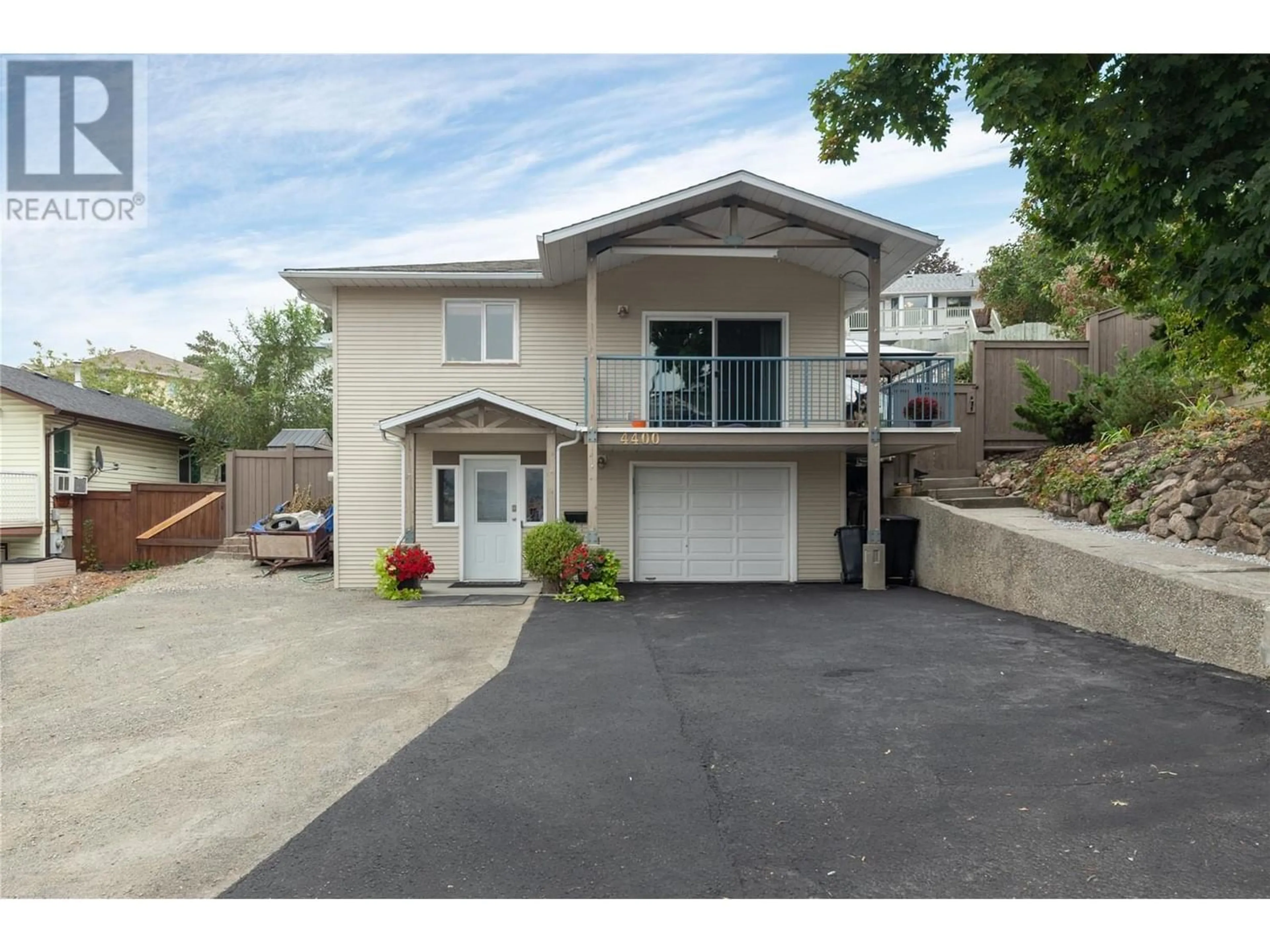 Frontside or backside of a home for 4400 Bellevue Drive, Vernon British Columbia V1T9C1