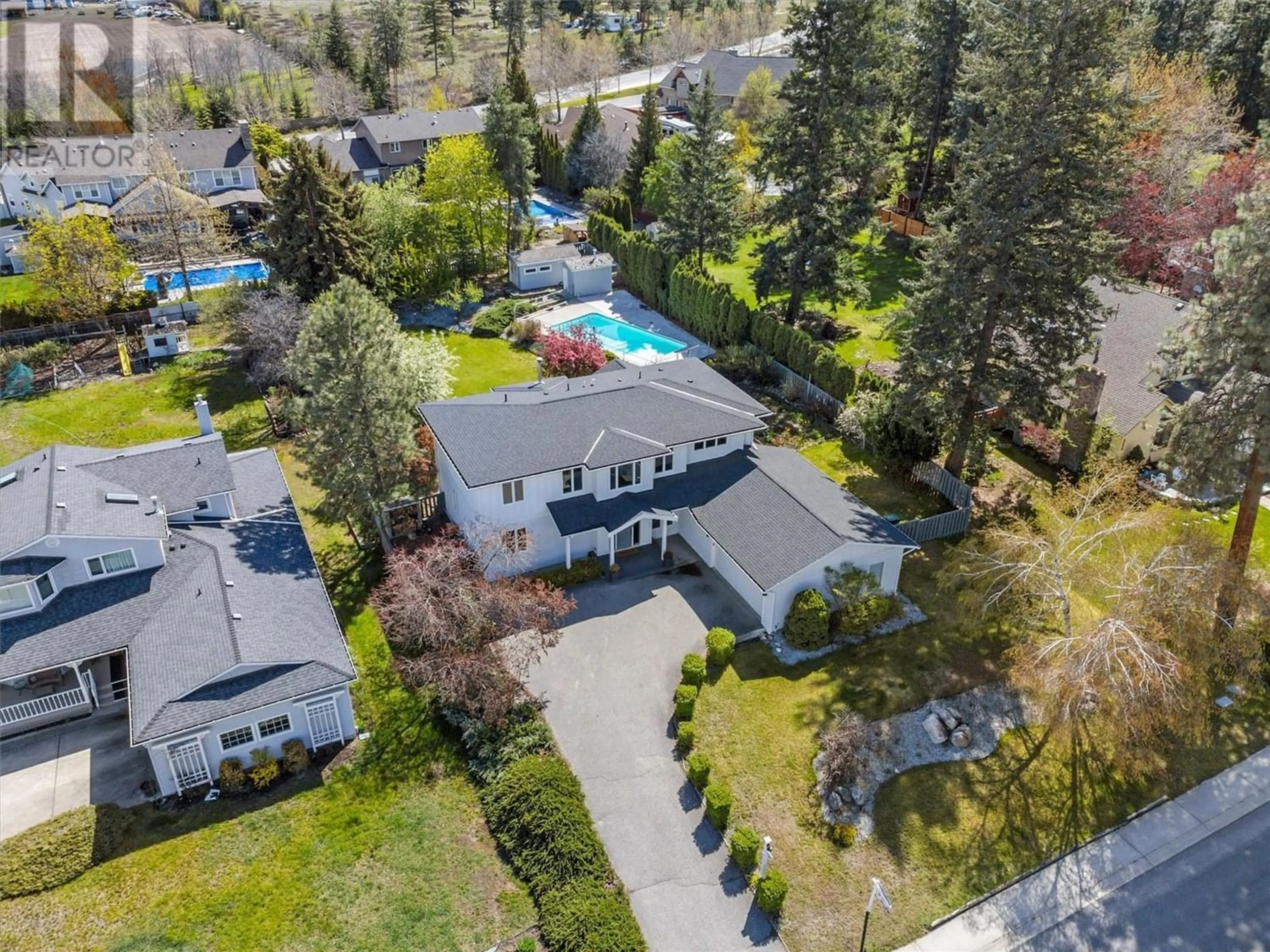 Frontside or backside of a home for 4715 Parkridge Drive, Kelowna British Columbia V1W3A5