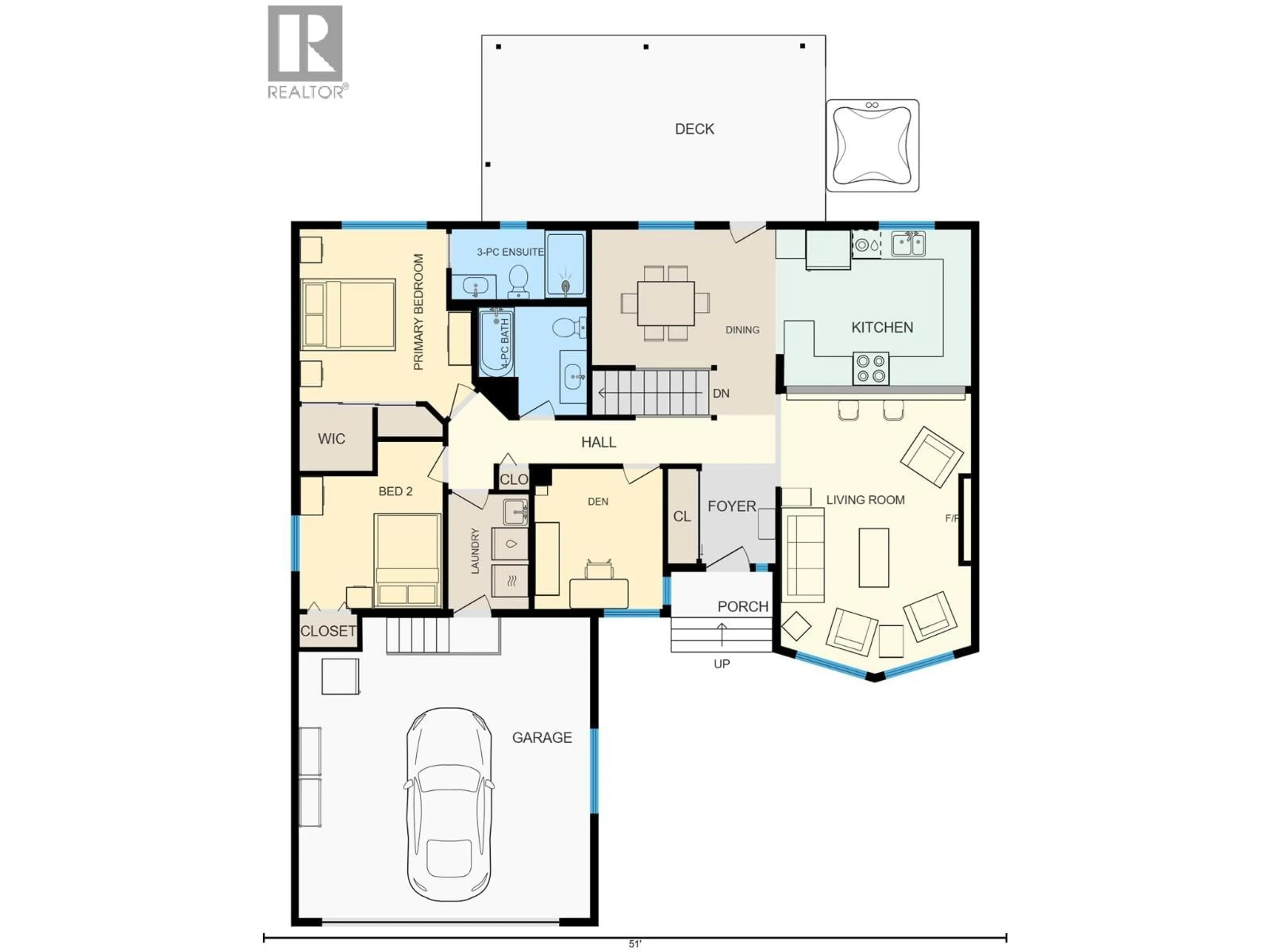 Floor plan for 6763 MEADOWS DRIVE, Oliver British Columbia V0H1T4