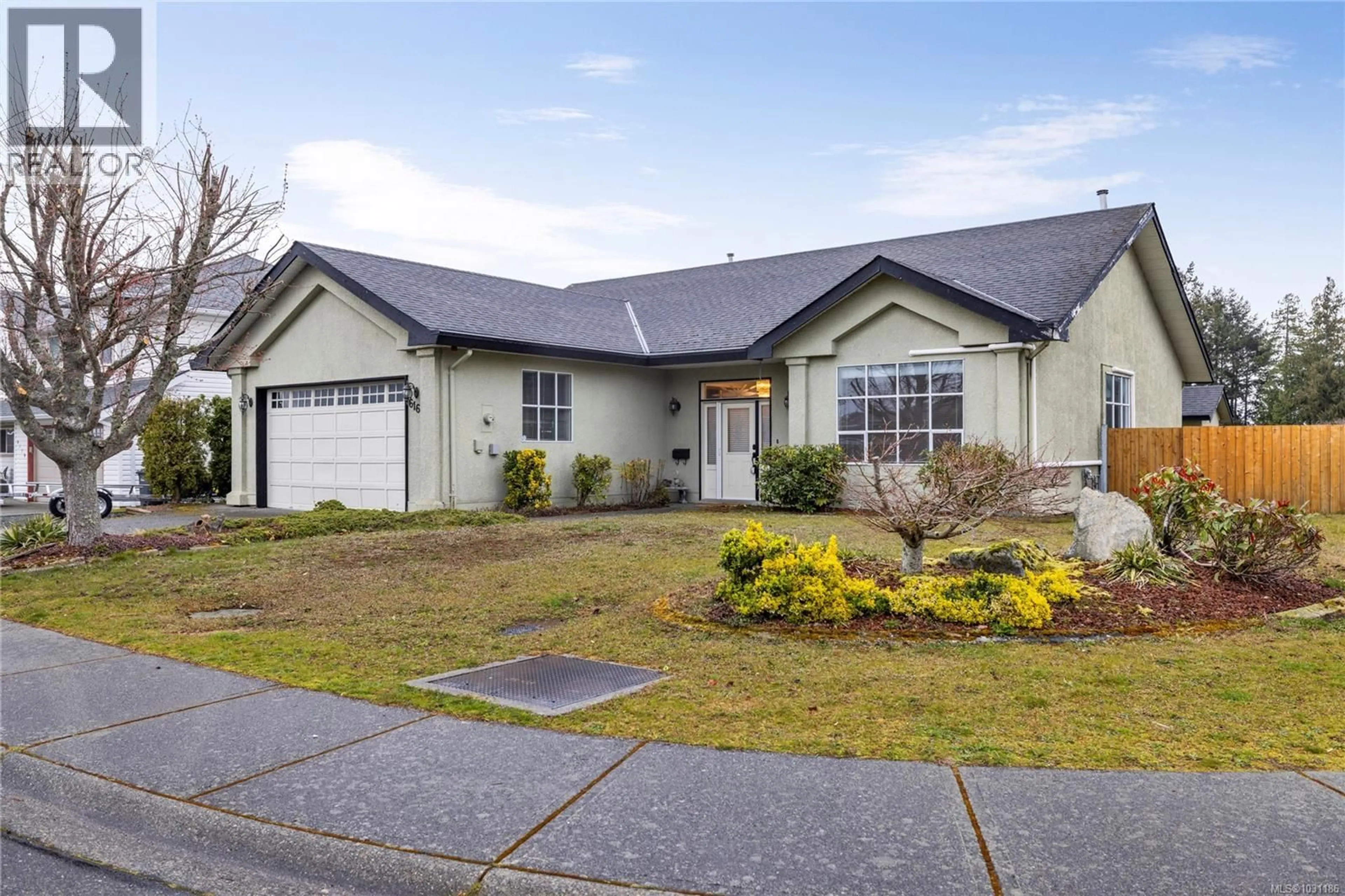 Home with vinyl exterior material, street for 6166 WATERBURY ROAD, Nanaimo British Columbia V9V1L2