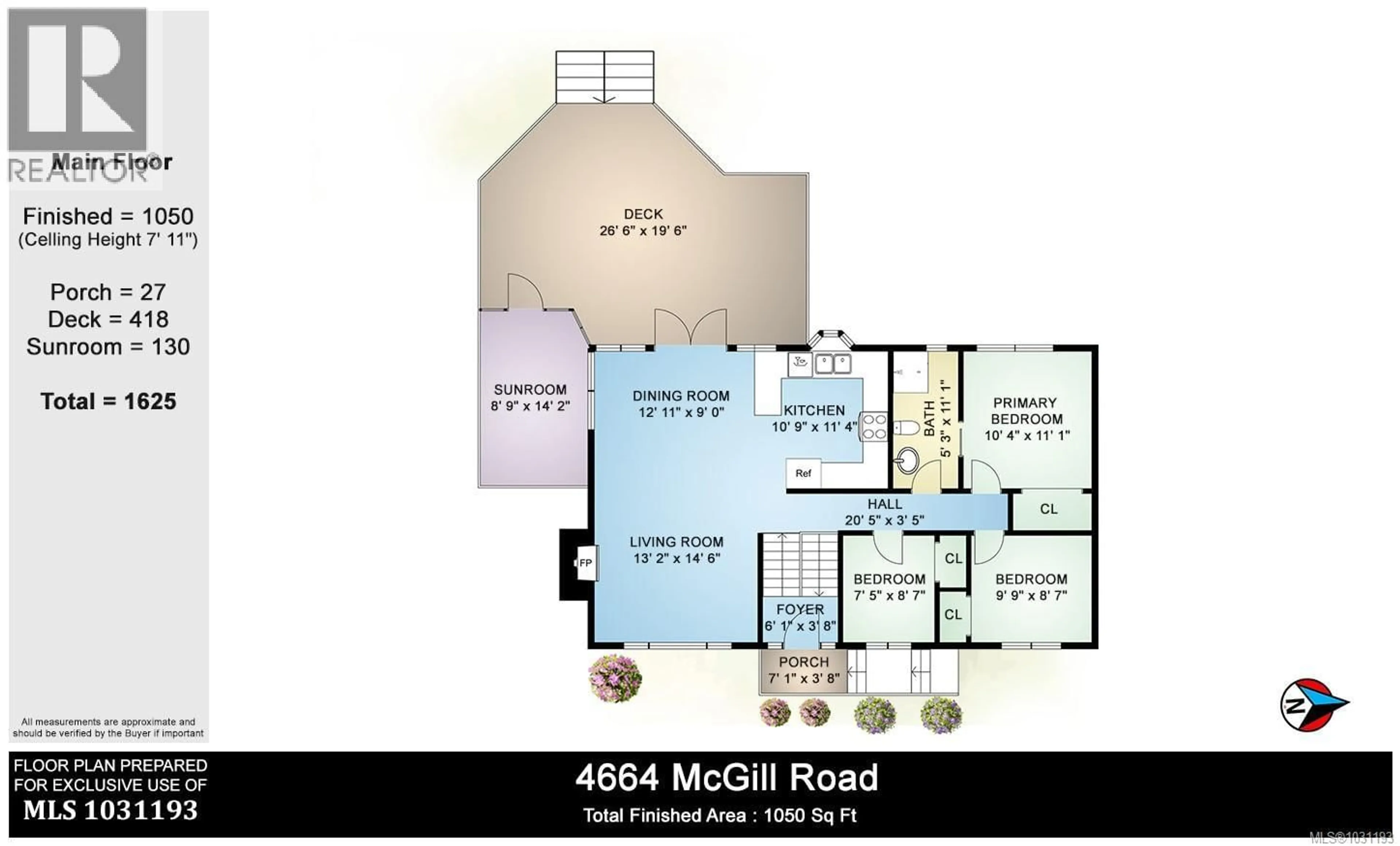 Floor plan for 4664 MCGILL ROAD, Cowichan Bay British Columbia V0R1N1
