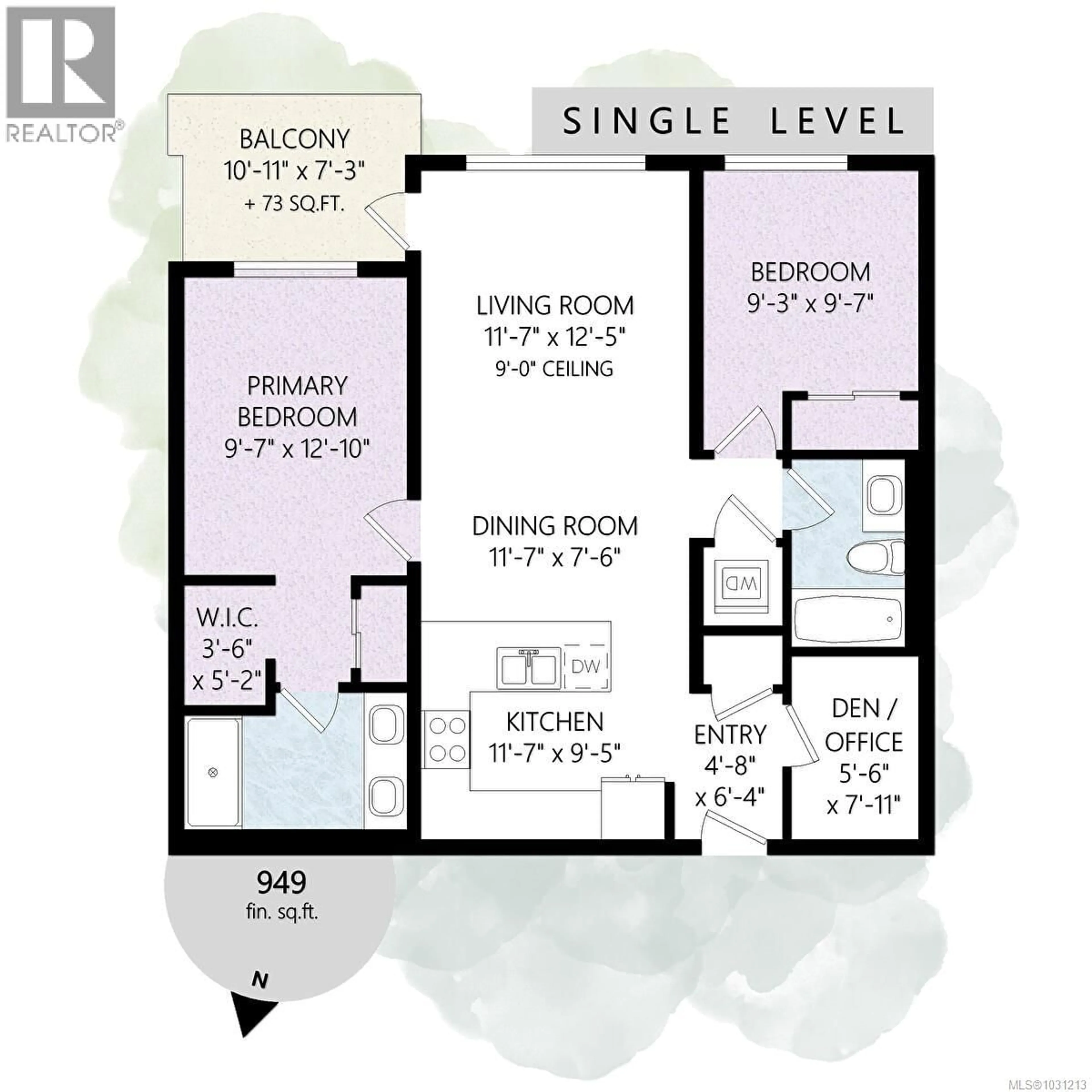 Floor plan for 510 - 1110 SAMAR CRESCENT, Langford British Columbia V9B7B2