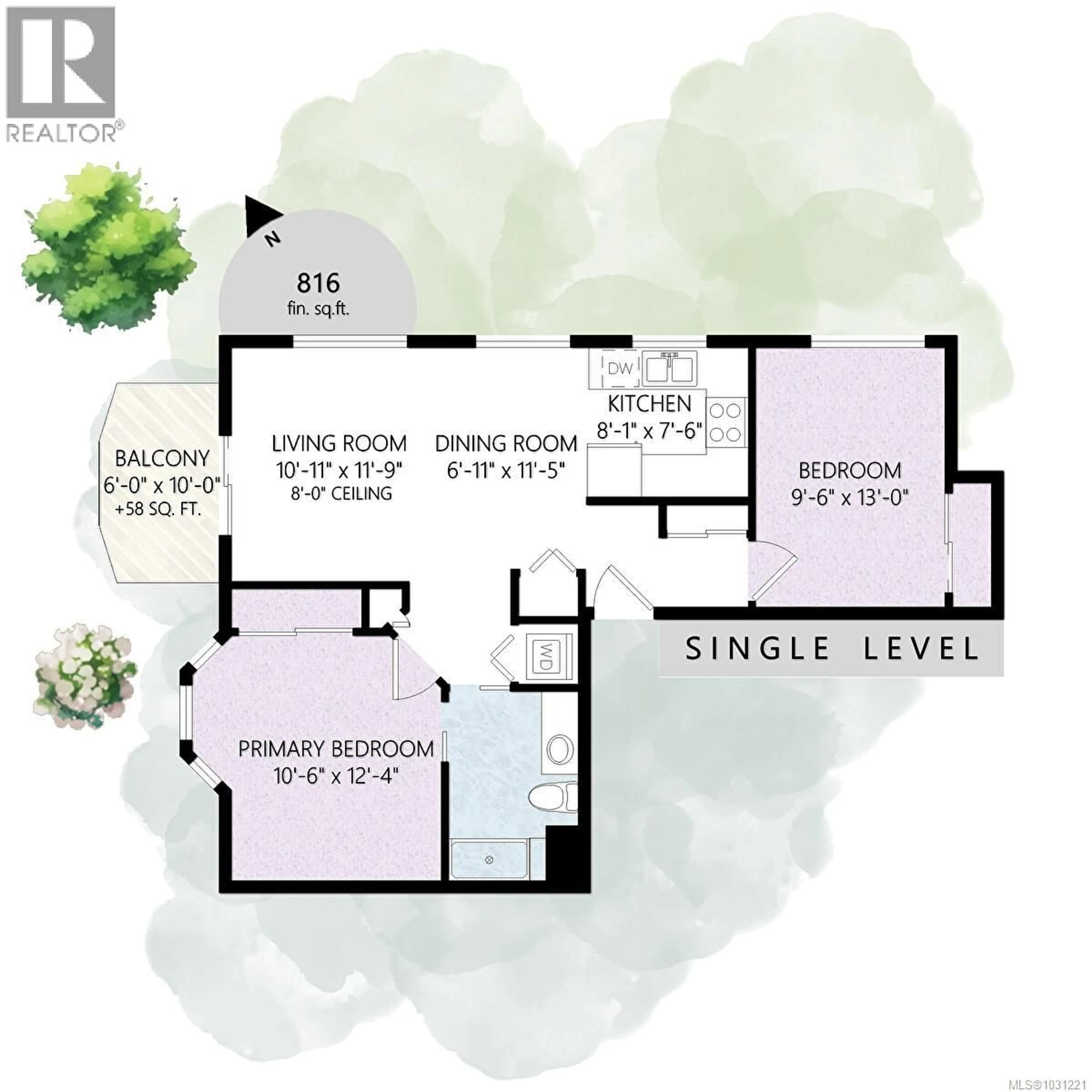 Floor plan for 101 - 3133 TILLICUM ROAD, Saanich British Columbia V9A2B4