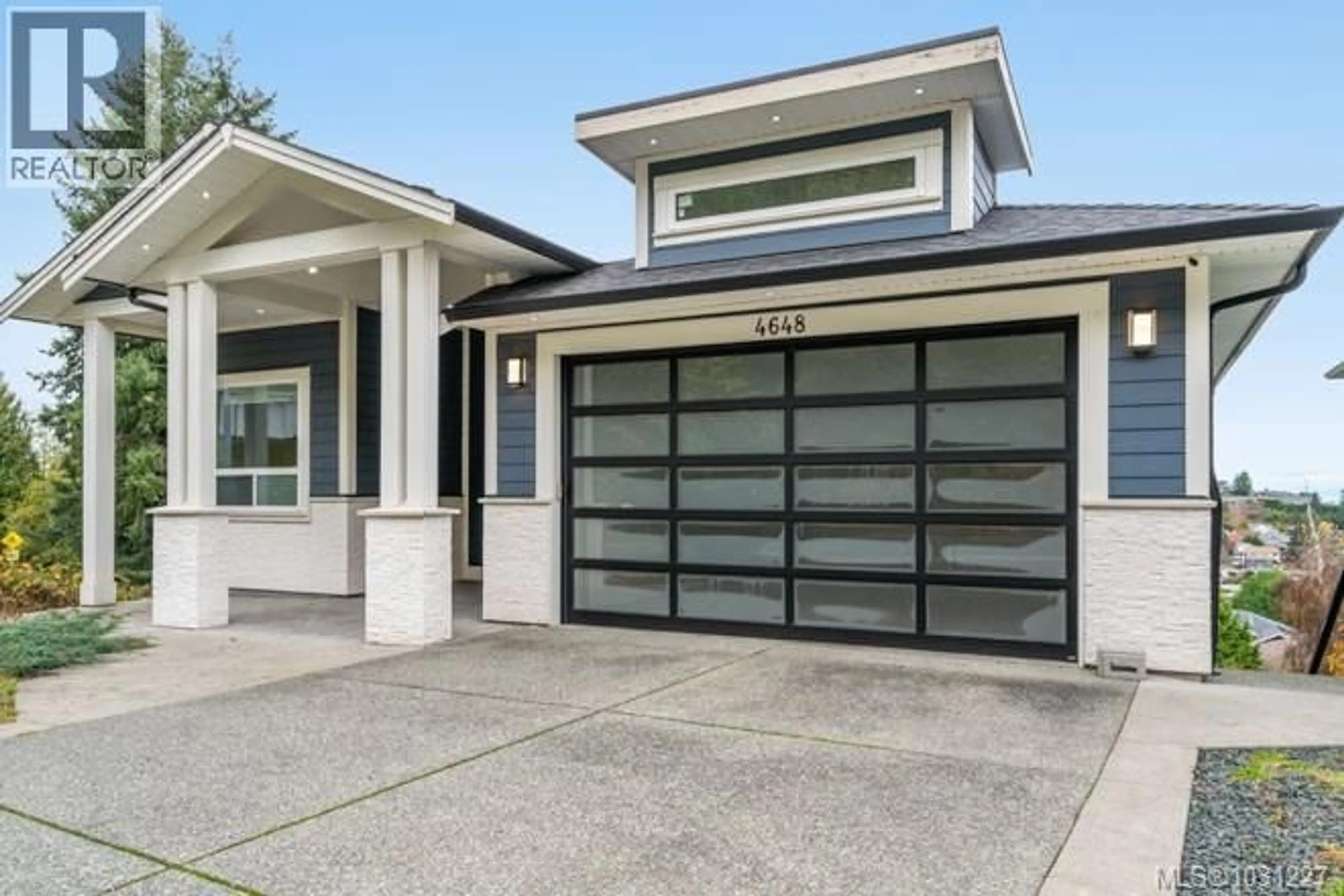 Home with vinyl exterior material, street for 4648 SHERIDAN RIDGE ROAD, Nanaimo British Columbia V9T6S6