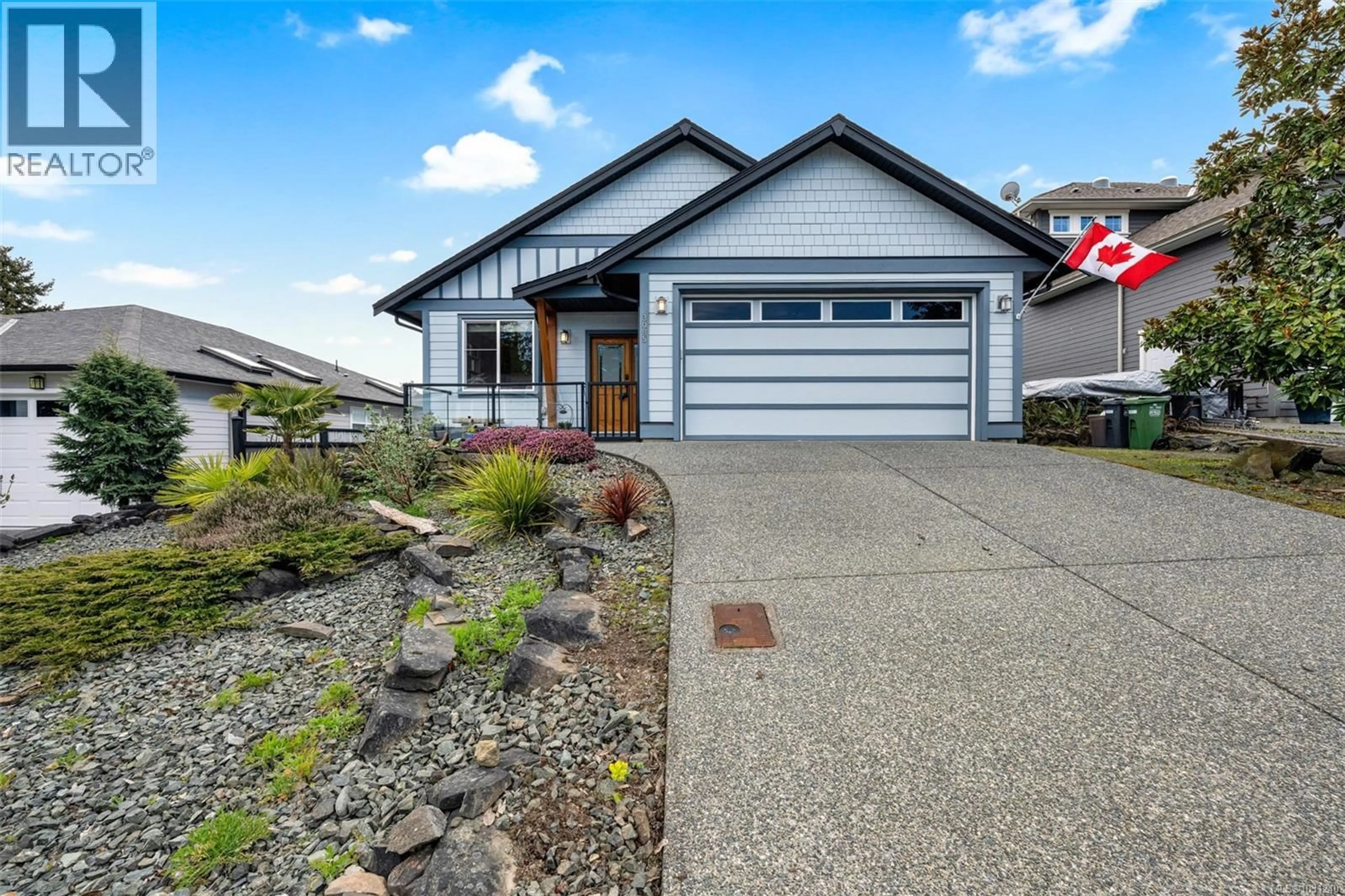 Home with vinyl exterior material, street for 3085 SEAHAVEN ROAD, Chemainus British Columbia V0R1K2