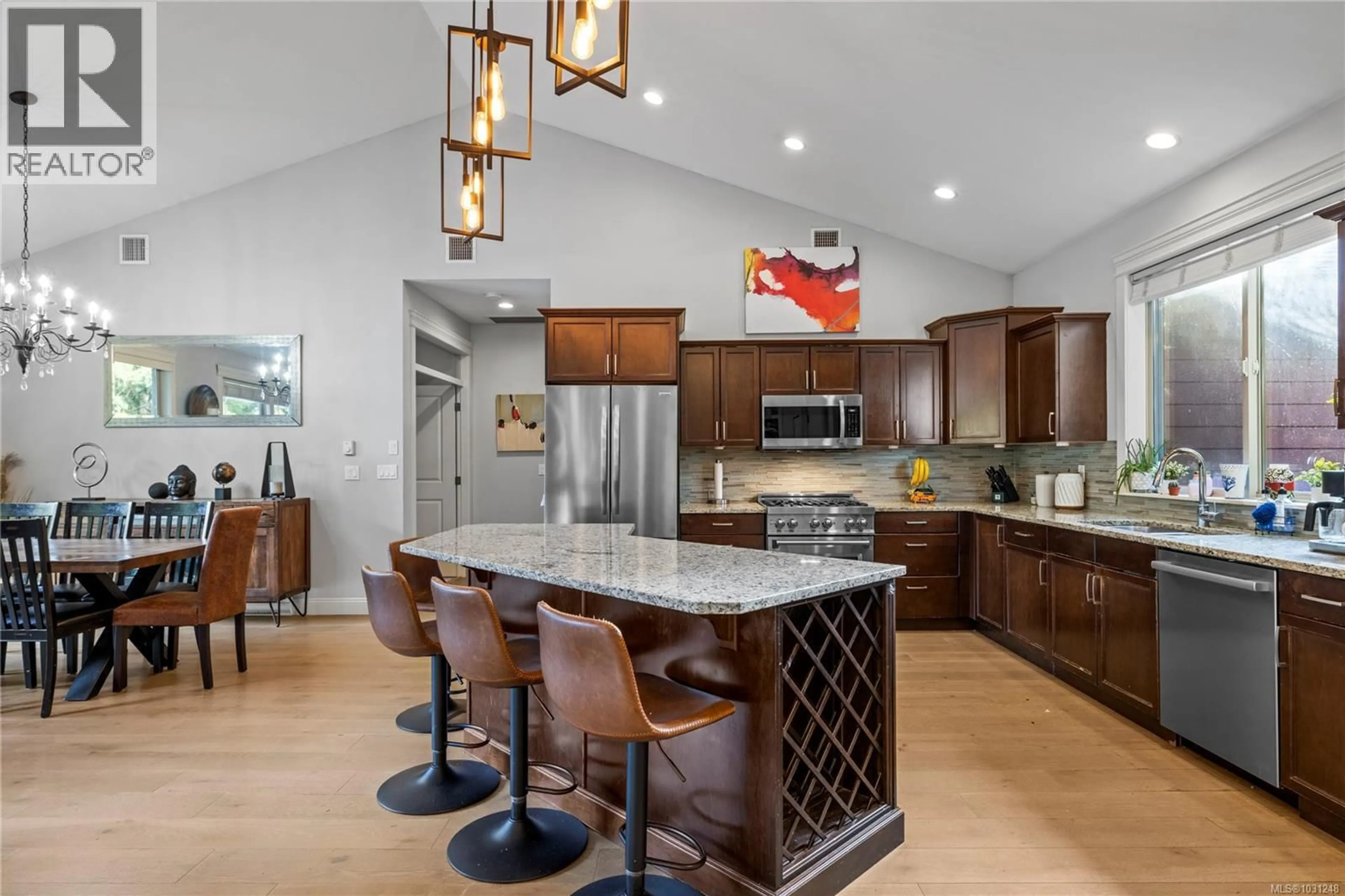 Open concept kitchen, ceramic/tile floor for 1755 GALVIN PLACE, Qualicum Beach British Columbia V9K2V3