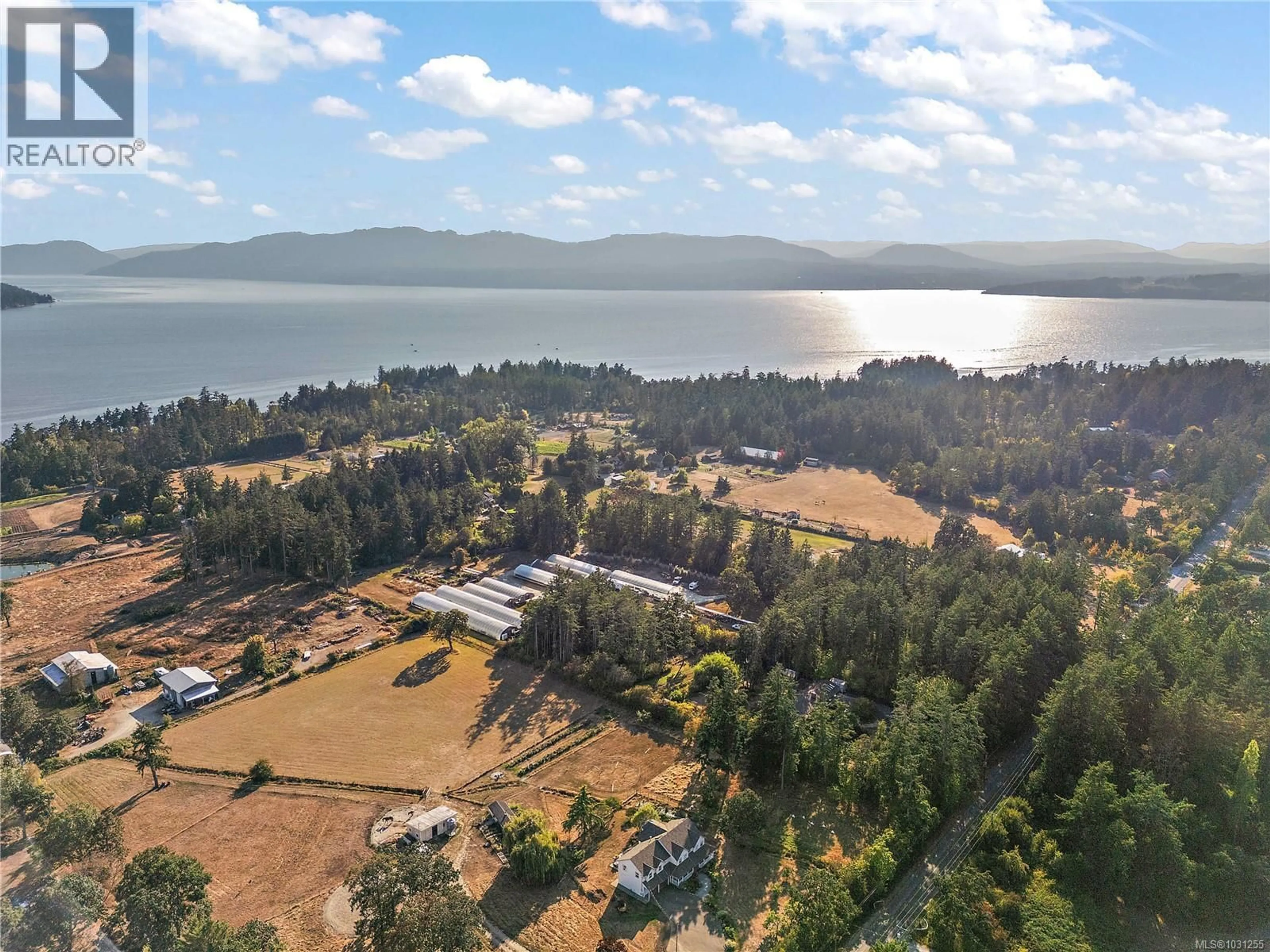 A pic from outside/outdoor area/front of a property/back of a property/a pic from drone, water/lake/river/ocean view for 845 DOWNEY ROAD, North Saanich British Columbia V8L5P8
