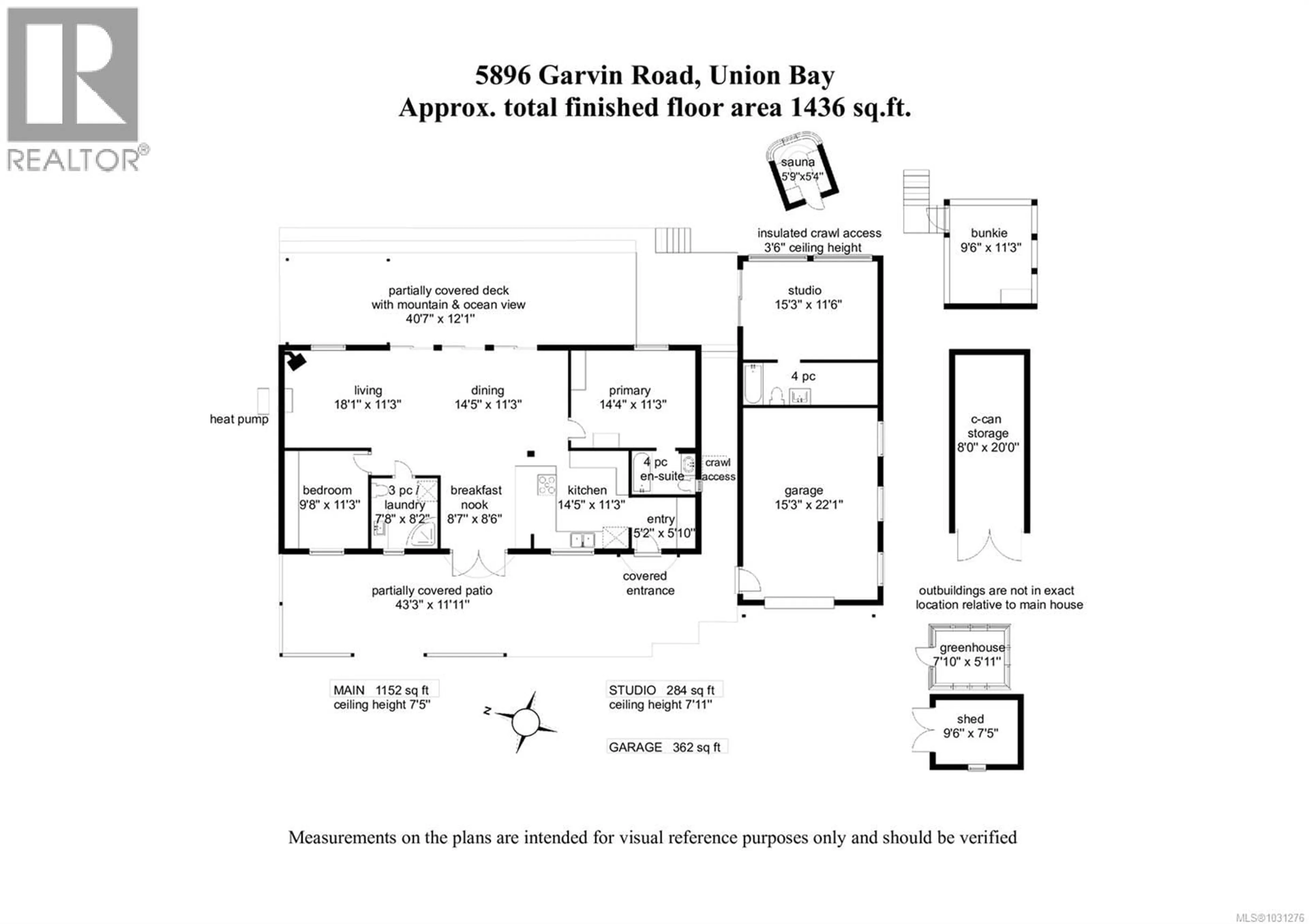 Floor plan for 5896 GARVIN ROAD, Union Bay British Columbia V0R3B0