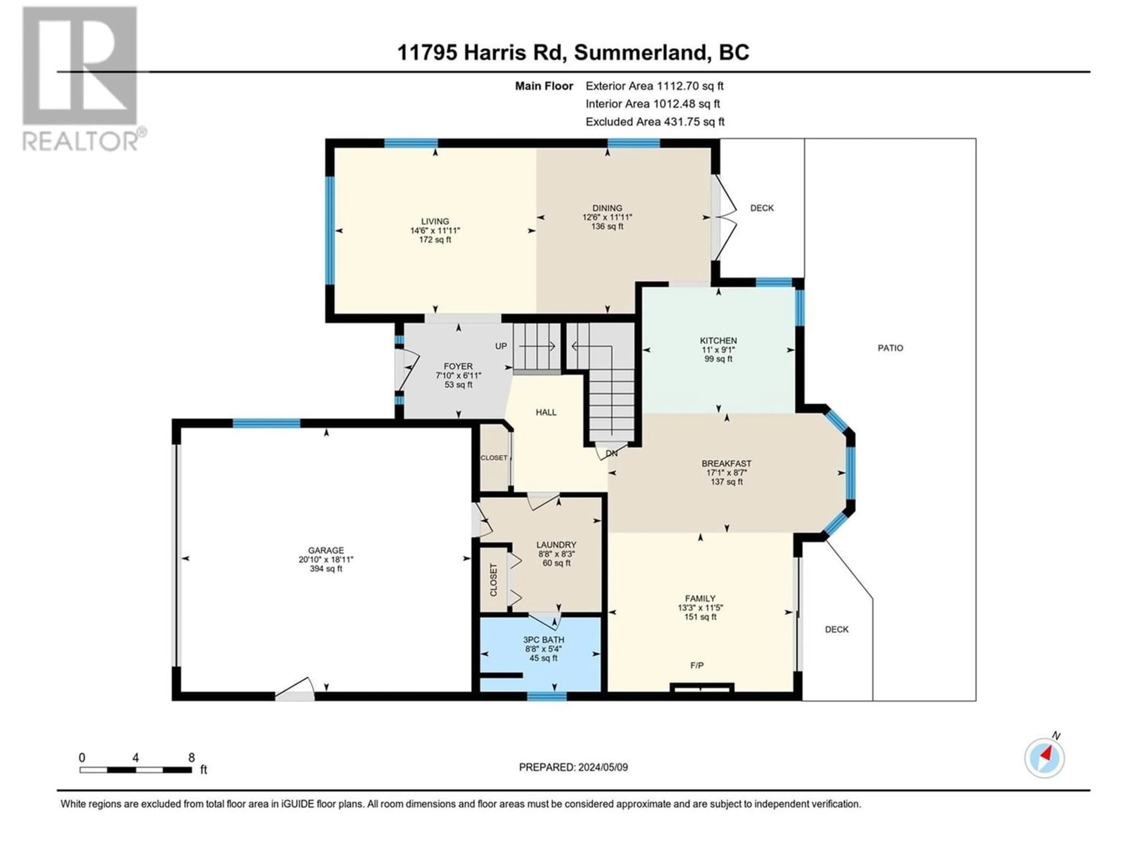 Floor plan for 11795 Harris Road, Summerland British Columbia V0H1Z7